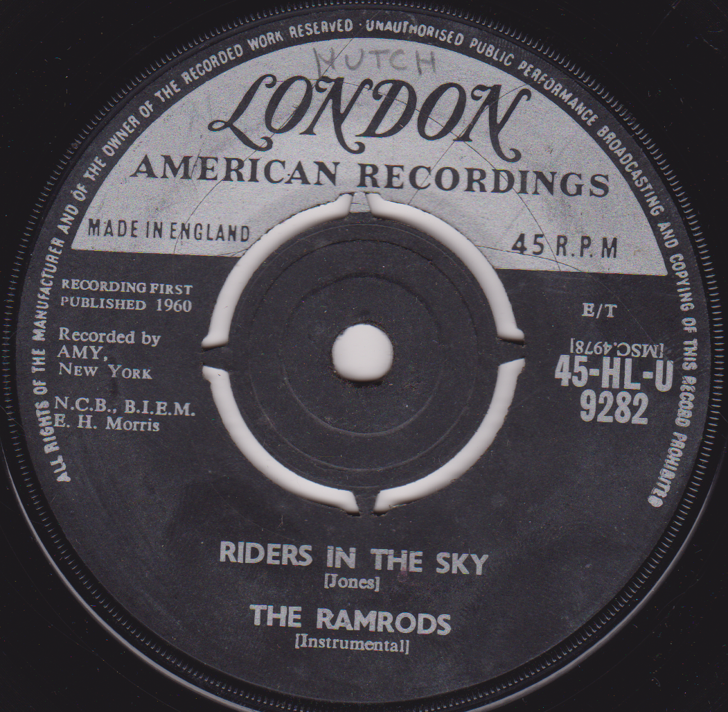 The Ramrods – Riders In The Sky (London 1961) 7" vinyl single VG/-