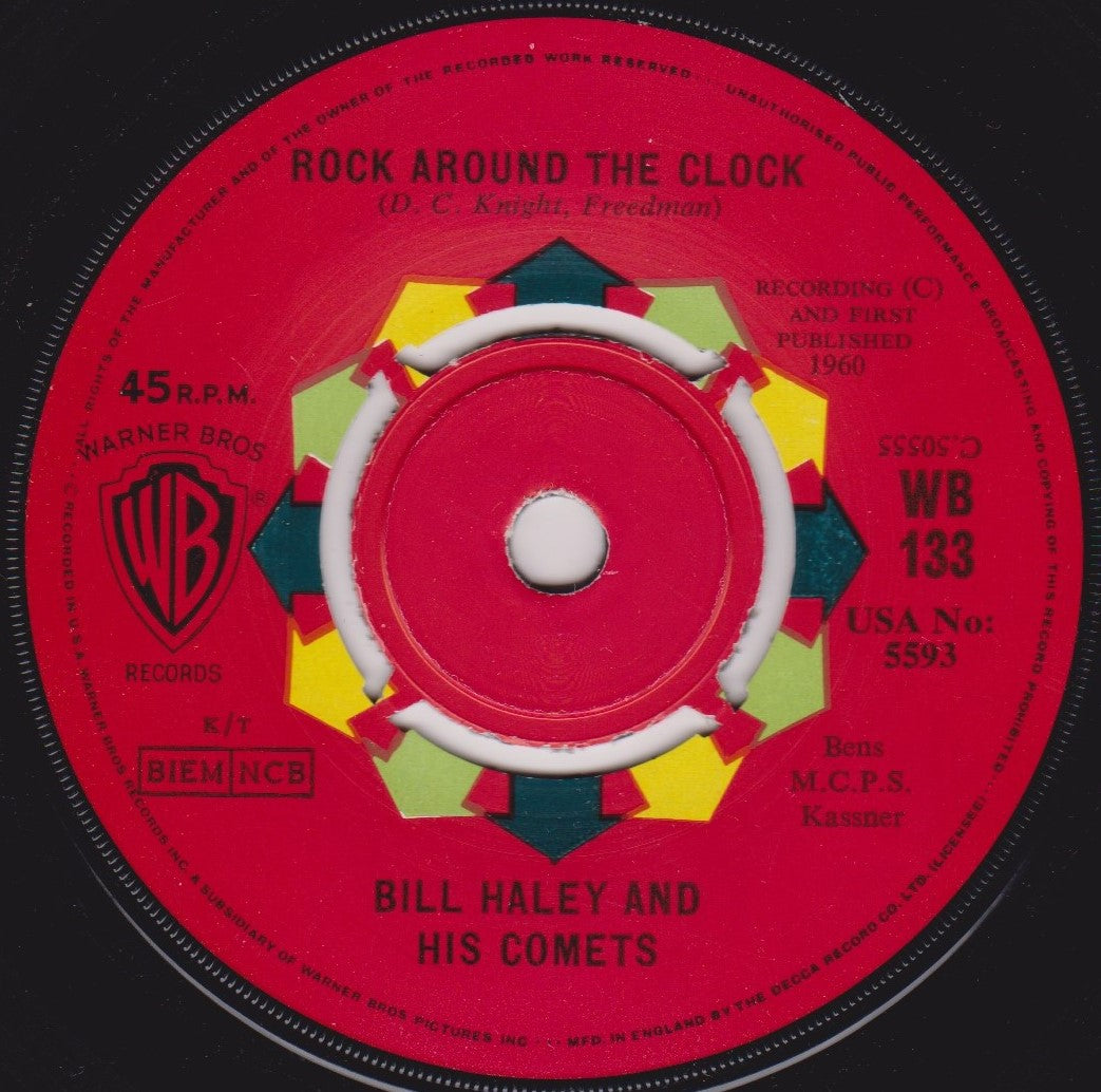 Bill Haley And His Comets – Rock Around The Clock (WB 1964) 7" vinyl single VG/-