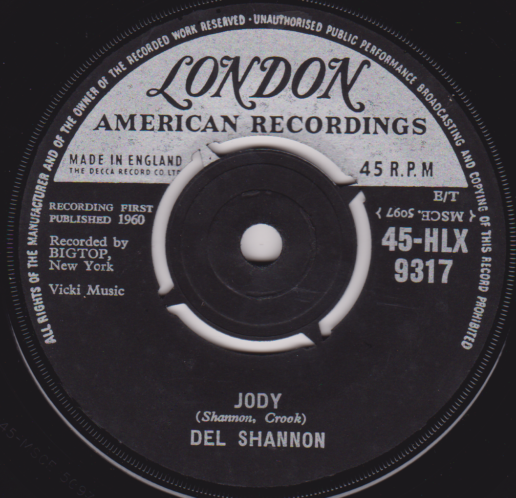 Del Shannon - Runaway (London 1961) 7" vinyl single VG/-