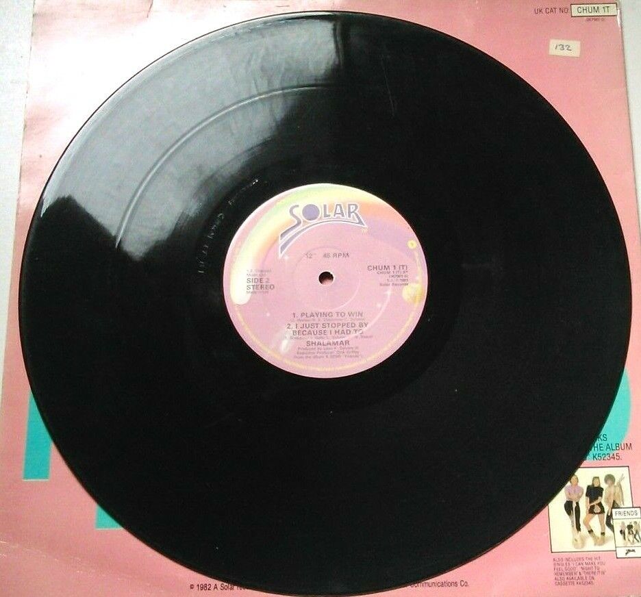 Shalamar - Friends (Solar, 1982) 12" vinyl single VG/VG