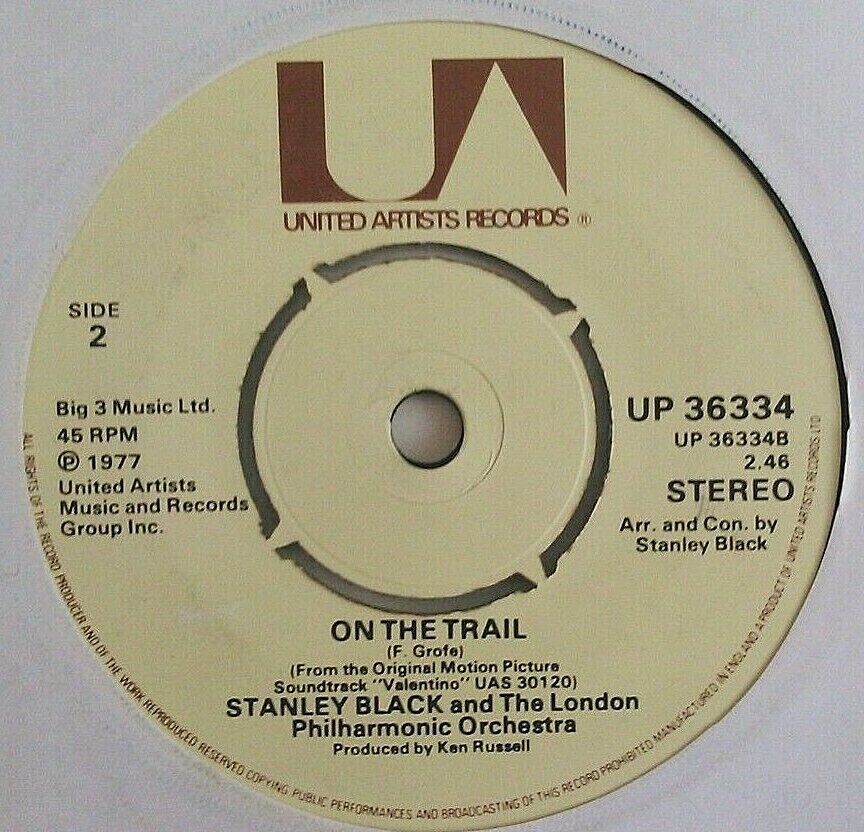 Chris Ellis - The Sheik Of Araby (UA, 1977) 7" vinyl single VG/-