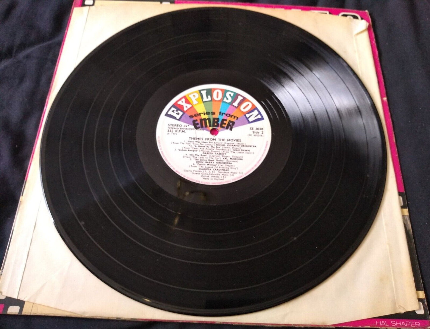 Various – Themes From The Movies (Ember 1973) 12" vinyl LP VG/VG