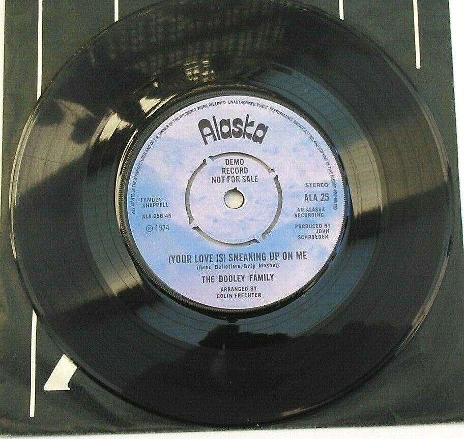 The Dooley Family - Sha La La Lullaby (Alaska, 1974) 7" vinyl single VG/- promo