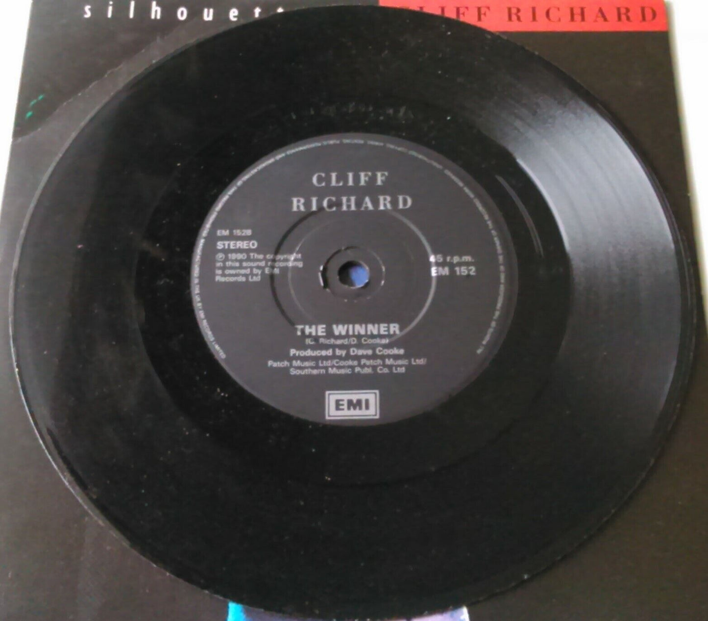 Cliff Richard – Silhouettes (EMI, 1980) 7" vinyl P/S single VG/VG