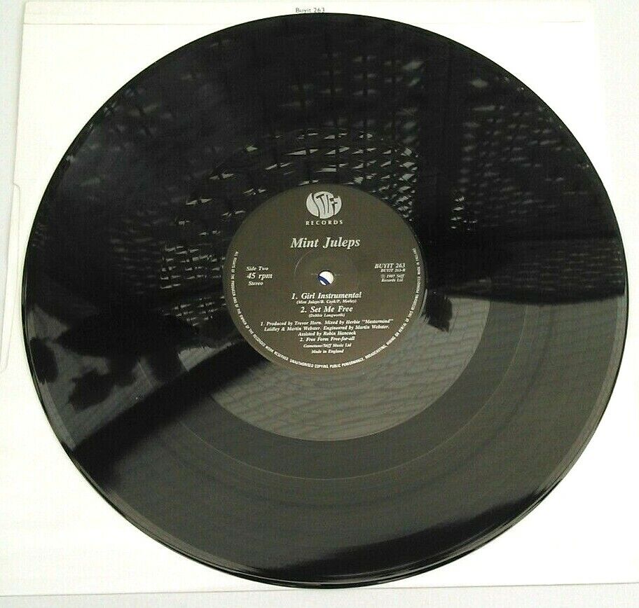 Mint Juleps – Girl To The Power Of 6 (Stiff, 1987) 12" vinyl single VG/VG