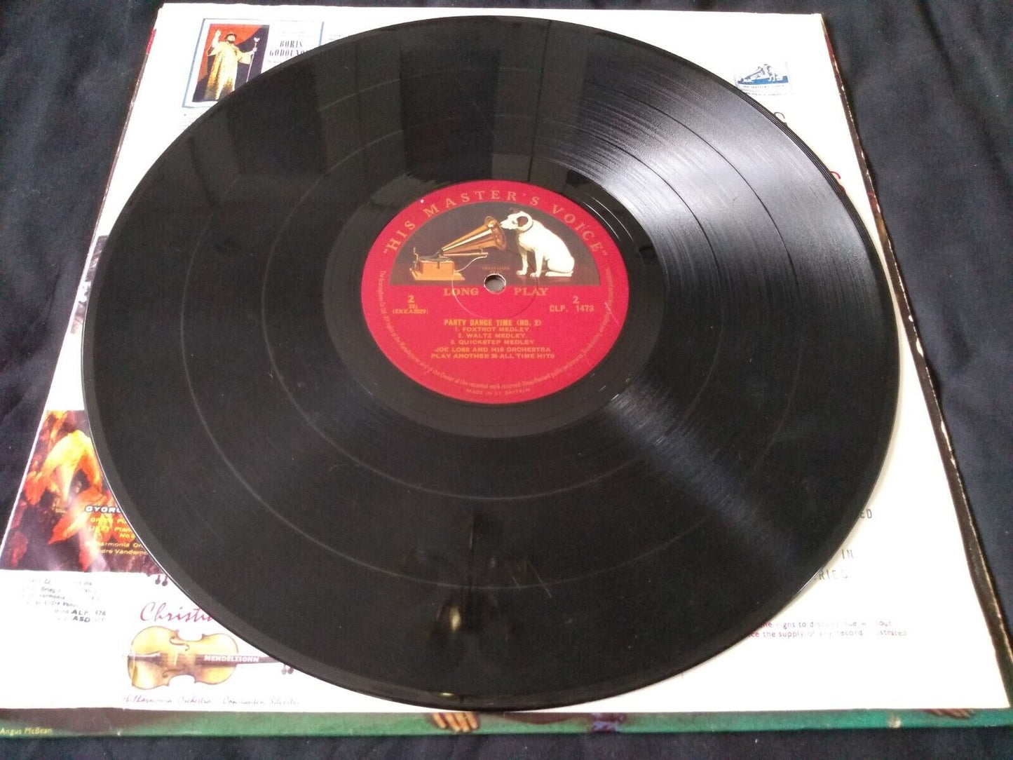 Joe Loss & His Orchestra – Party Dance Time No. 2 (HMV 1961) 12" vinyl LP VG/VG