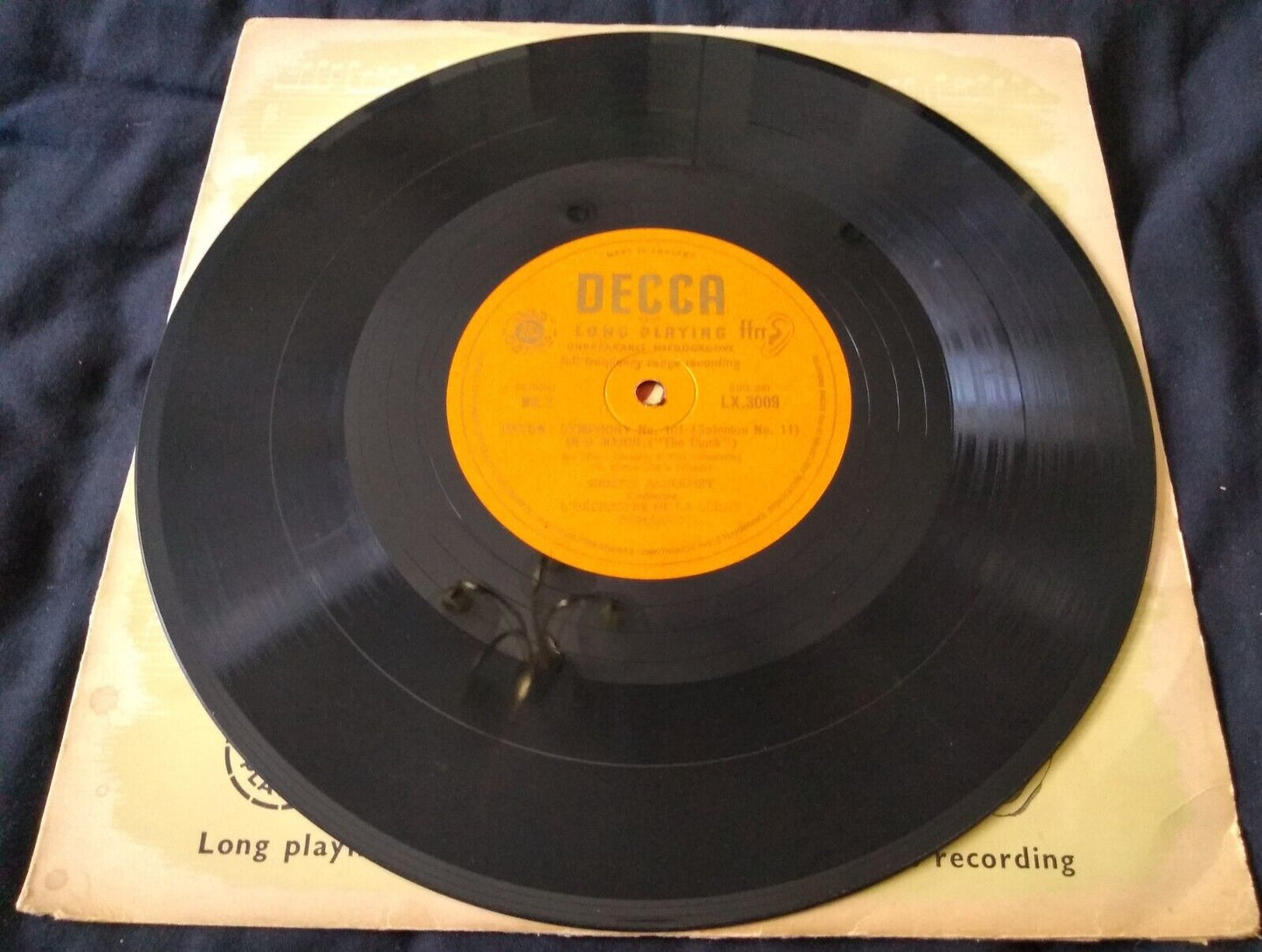 Haydn - Symphony N°.101 "The Clock" (Decca 1949) 10" vinyl LP VG/VG
