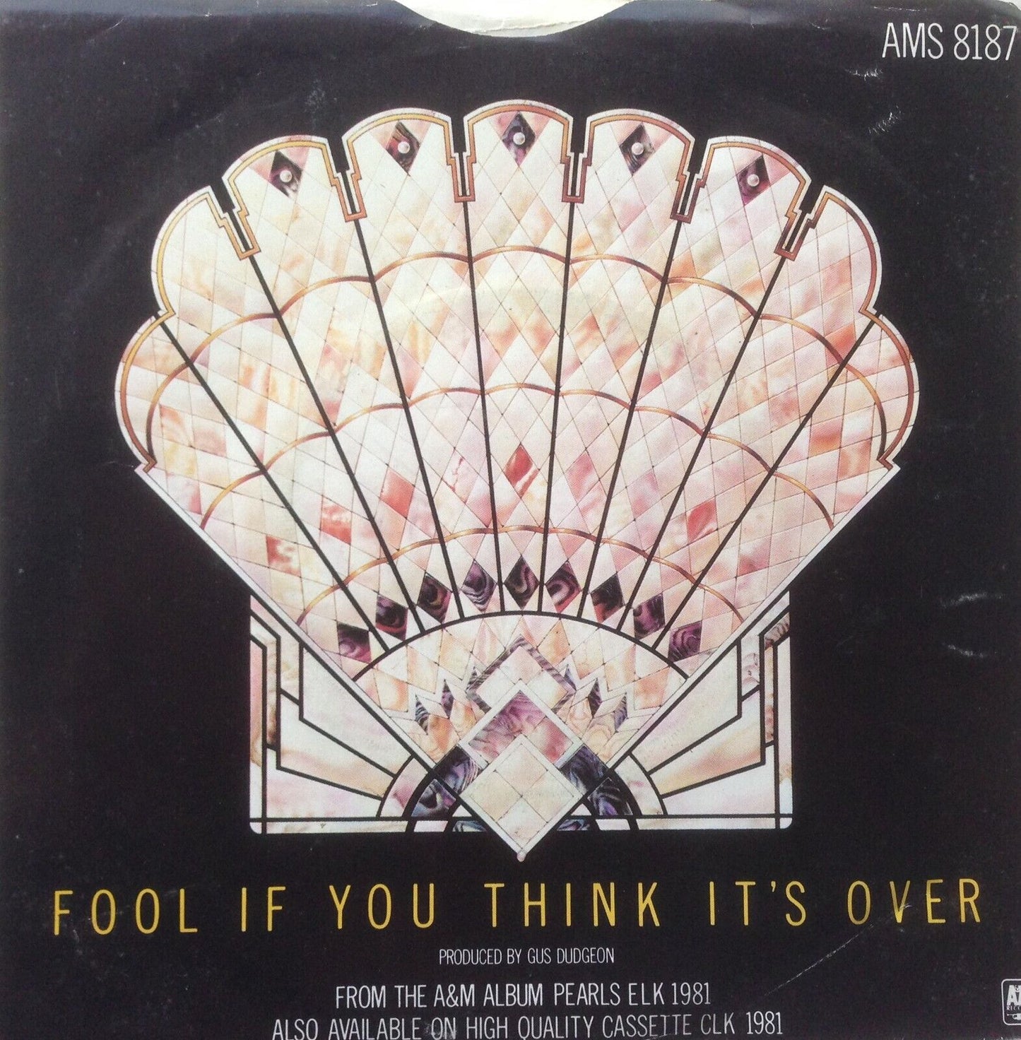 Elkie Brooks - Fool If You Think It’s Over (A&M 1981) 7" vinyl single VG/G+