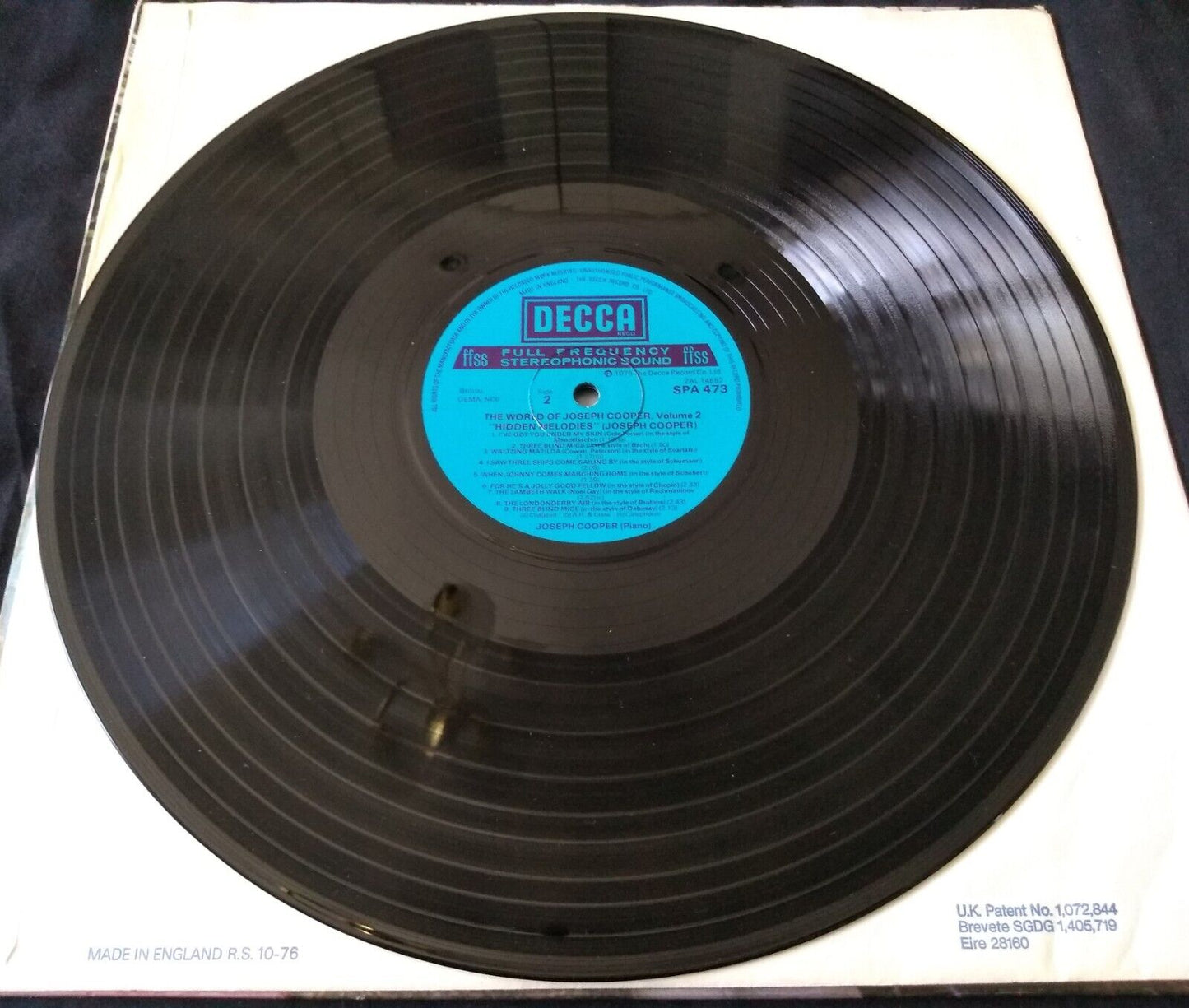 Joseph Cooper – The World Of Joseph Cooper Vol.2 (Decca 1976) 12" vinyl LP VG