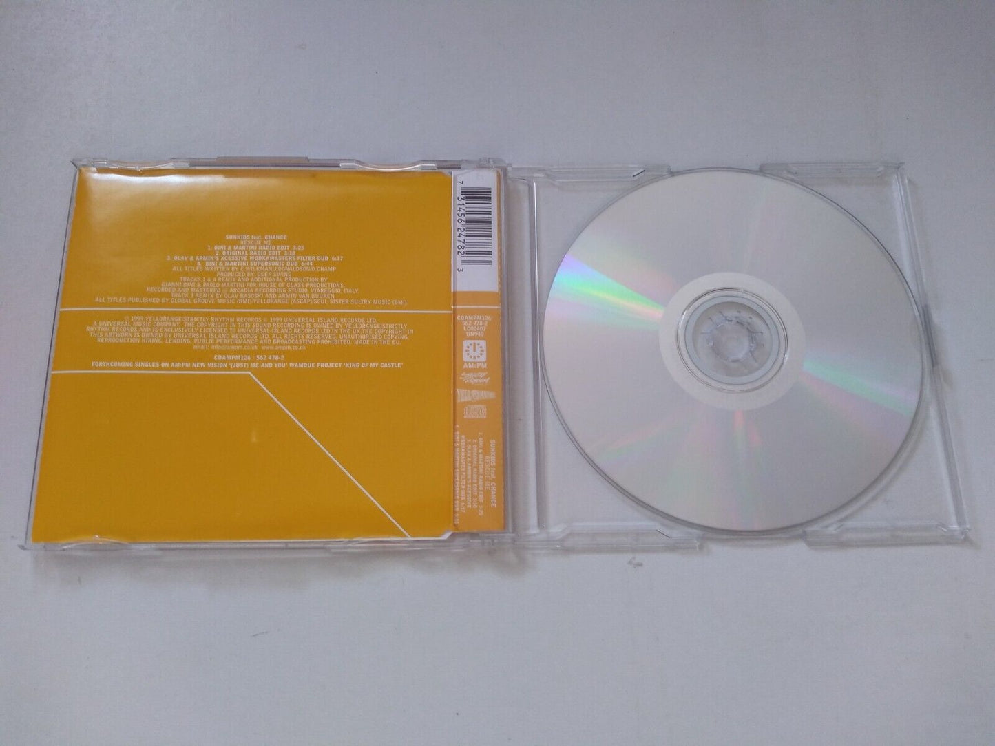 Sunkids feat Chance - Rescue Me (1999) CD1 single