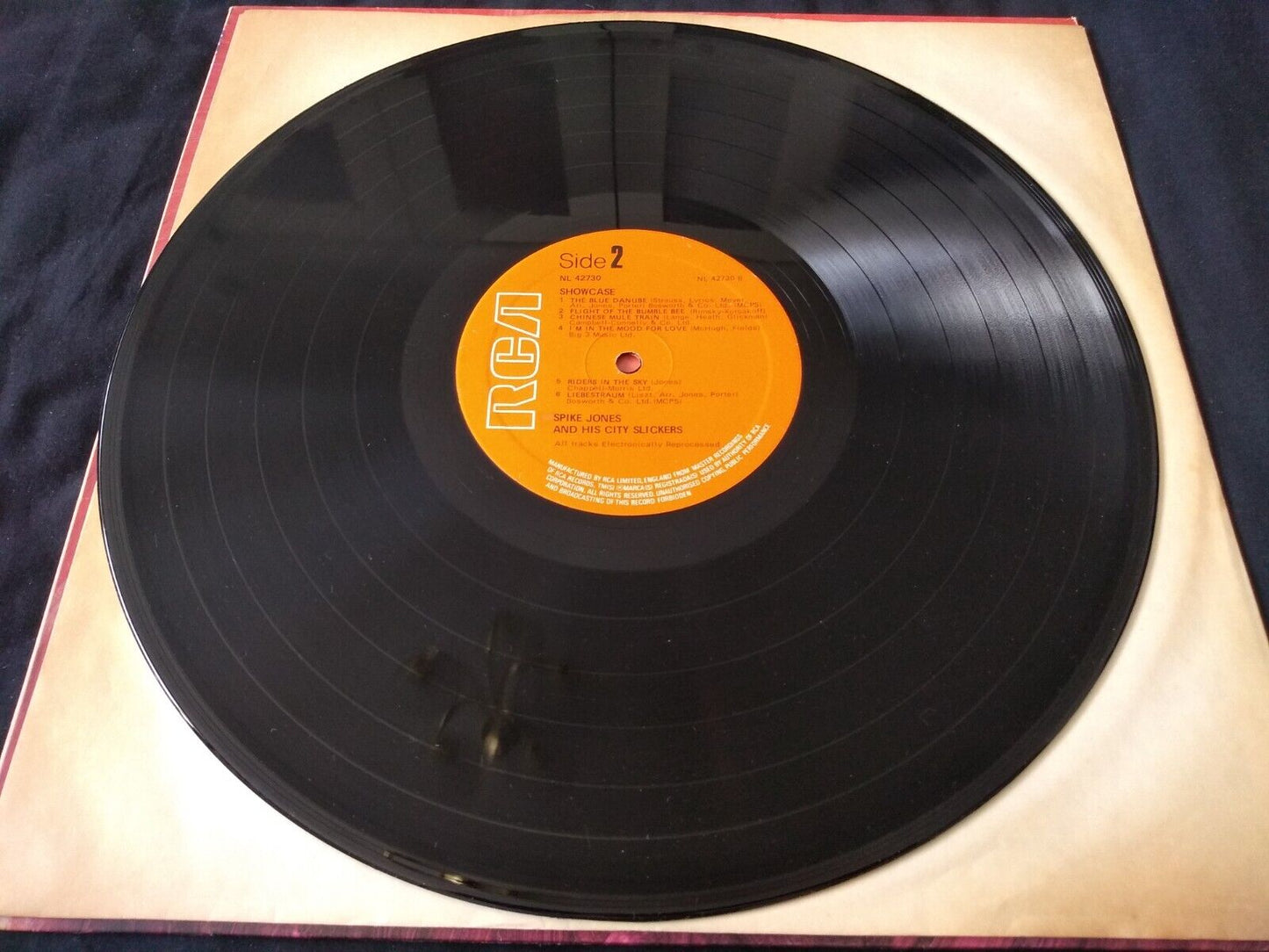 Spike Jones And His City Slickers – Showcase (RCA 1978) 12" vinyl LP VG/VG
