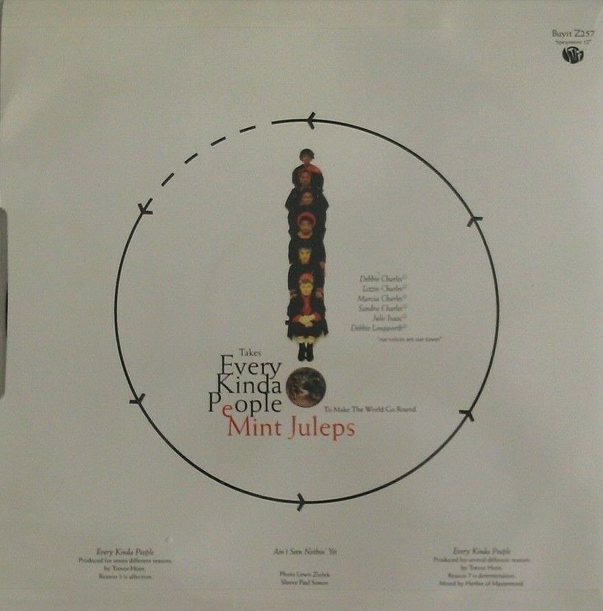 Mint Juleps – Every Kinda People (Stiff, 1987) 12" vinyl single VG/VG