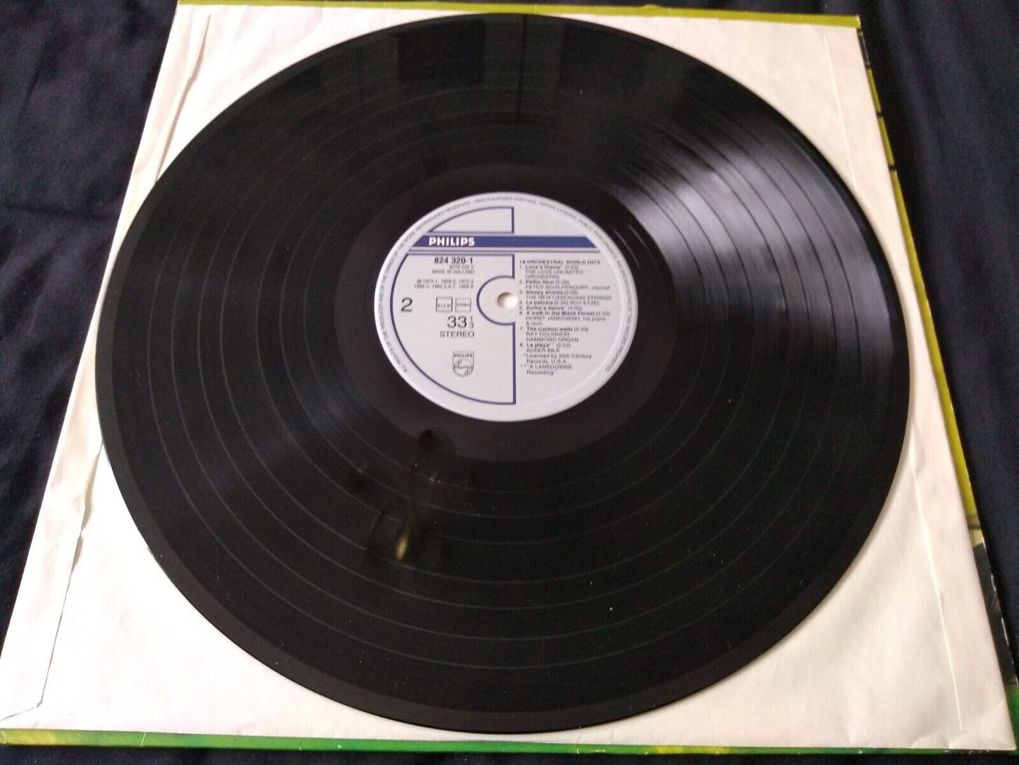 Various – 16 Orchestral World Hits, Part 1 (Philips 1985) 12" vinyl LP VG/VG