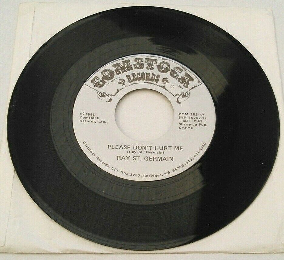 Ray St. Germain - Please Don't Hurt Me (Comstock, 1986) 7" vinyl single VG/VG US