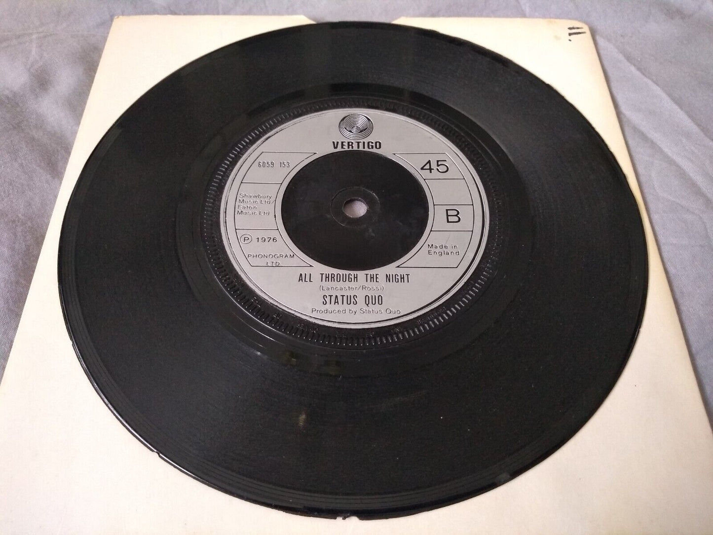 Status Quo – Wild Side Of Life (Vertigo 1976) 7" vinyl single VG/-