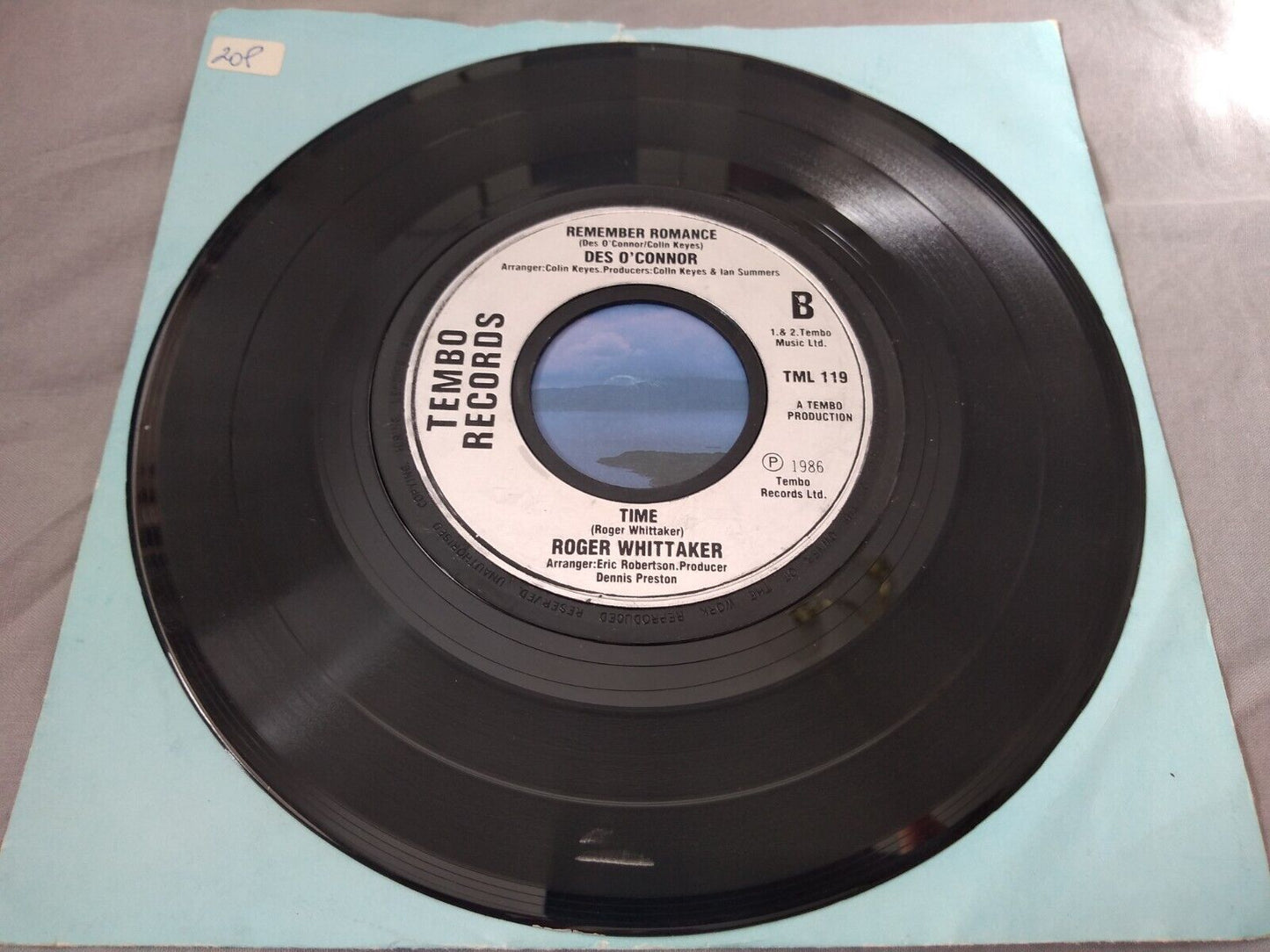 Roger Whittaker & Des O’Connor- Skye Boat Song (1986) 7" vinyl VG/VG jukebox