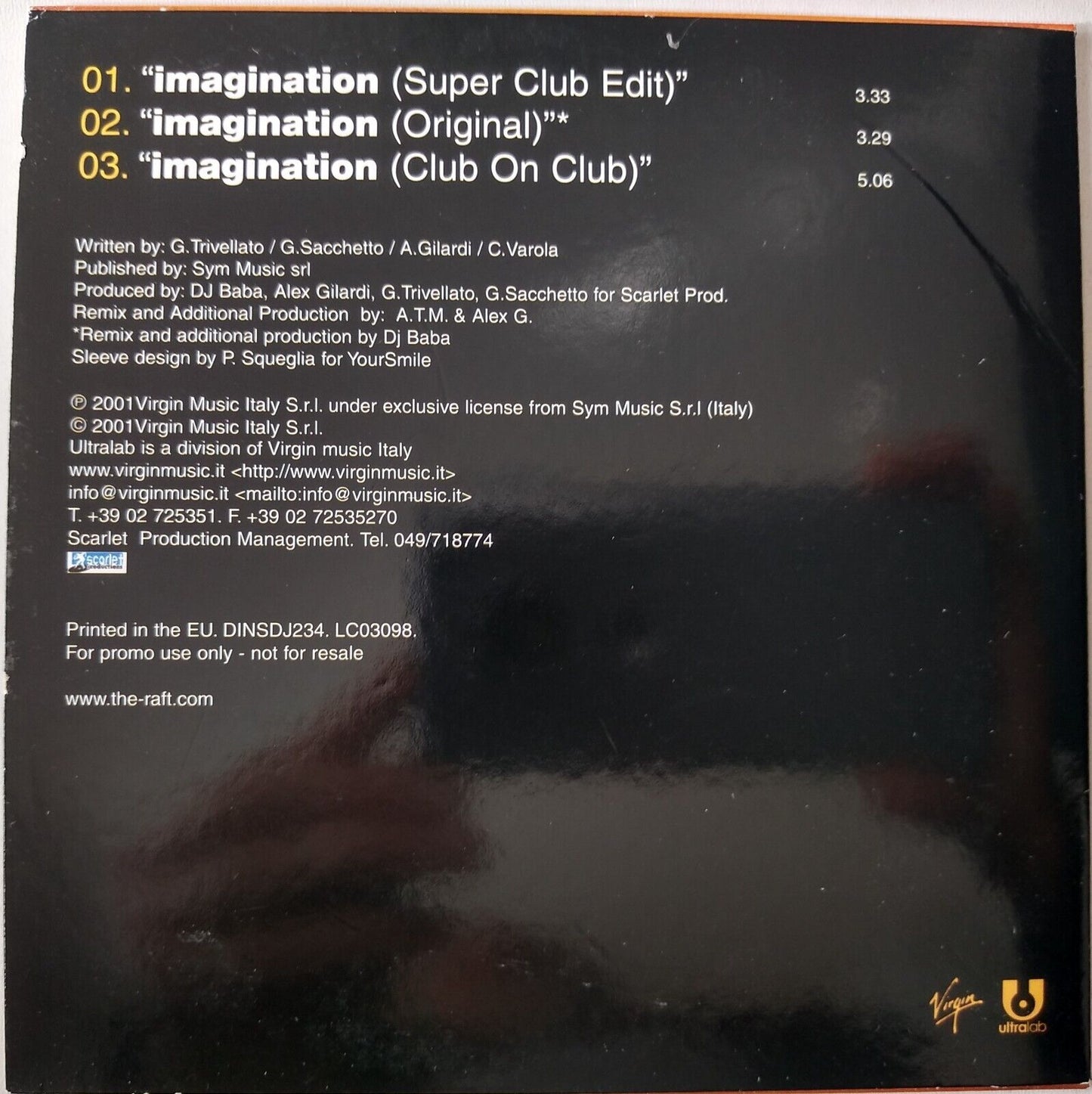 Kooki - Imagination (2002) DJ CD single promo