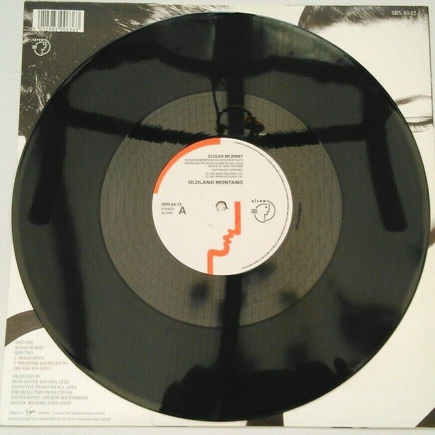 Oldland Montano – Sugar Mummy (Siren, 1987) 12" vinyl single VG/VG