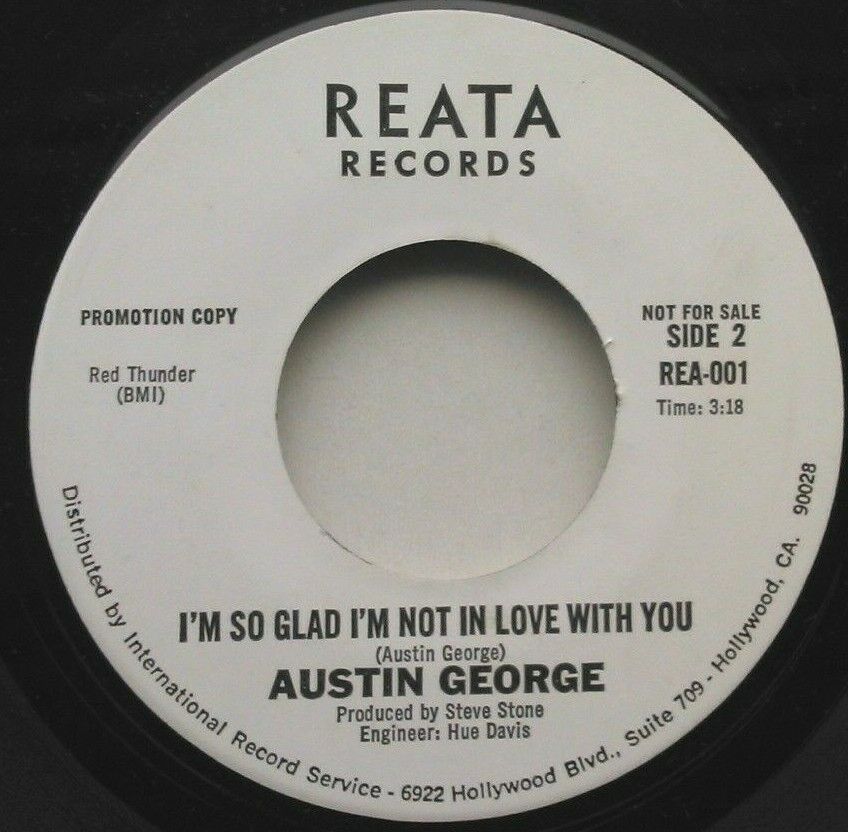 Austin George - Mule Skinner Blues (Reata) 7" vinyl single VG/VG US promo