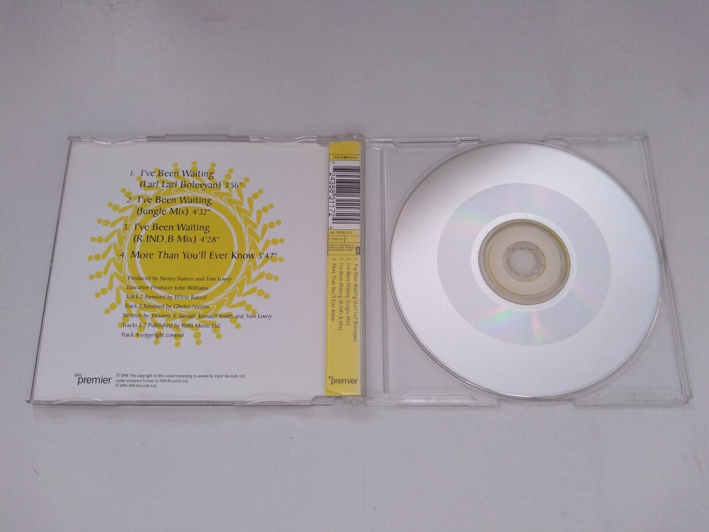 Stereo Nation - I've Been Waiting (1996) CD single