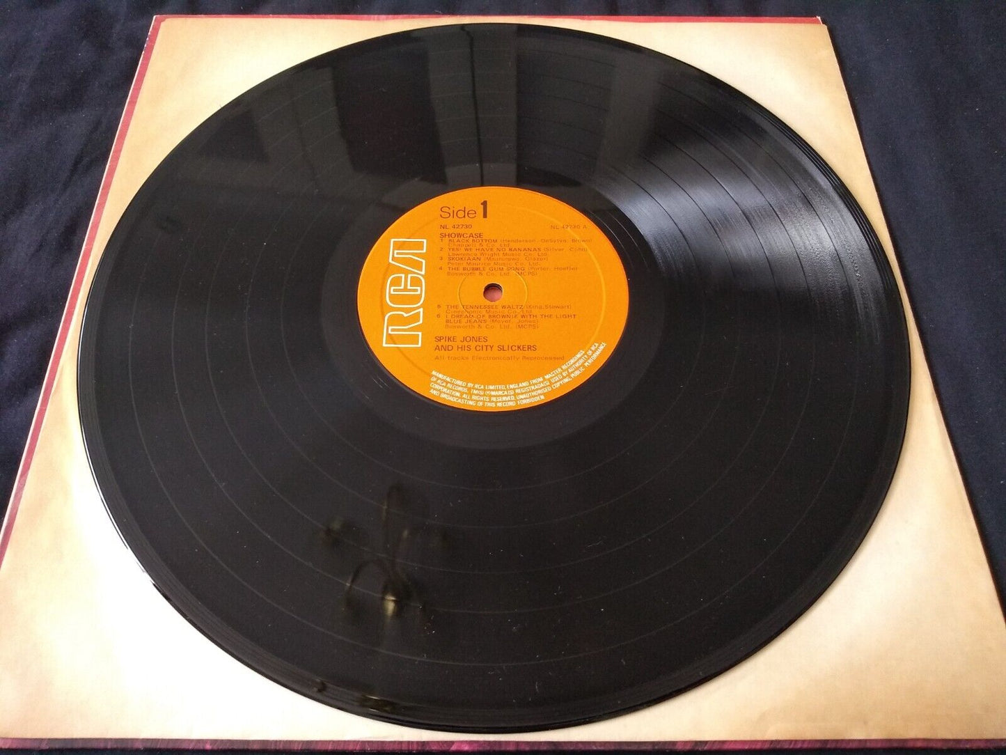 Spike Jones And His City Slickers – Showcase (RCA 1978) 12" vinyl LP VG/VG