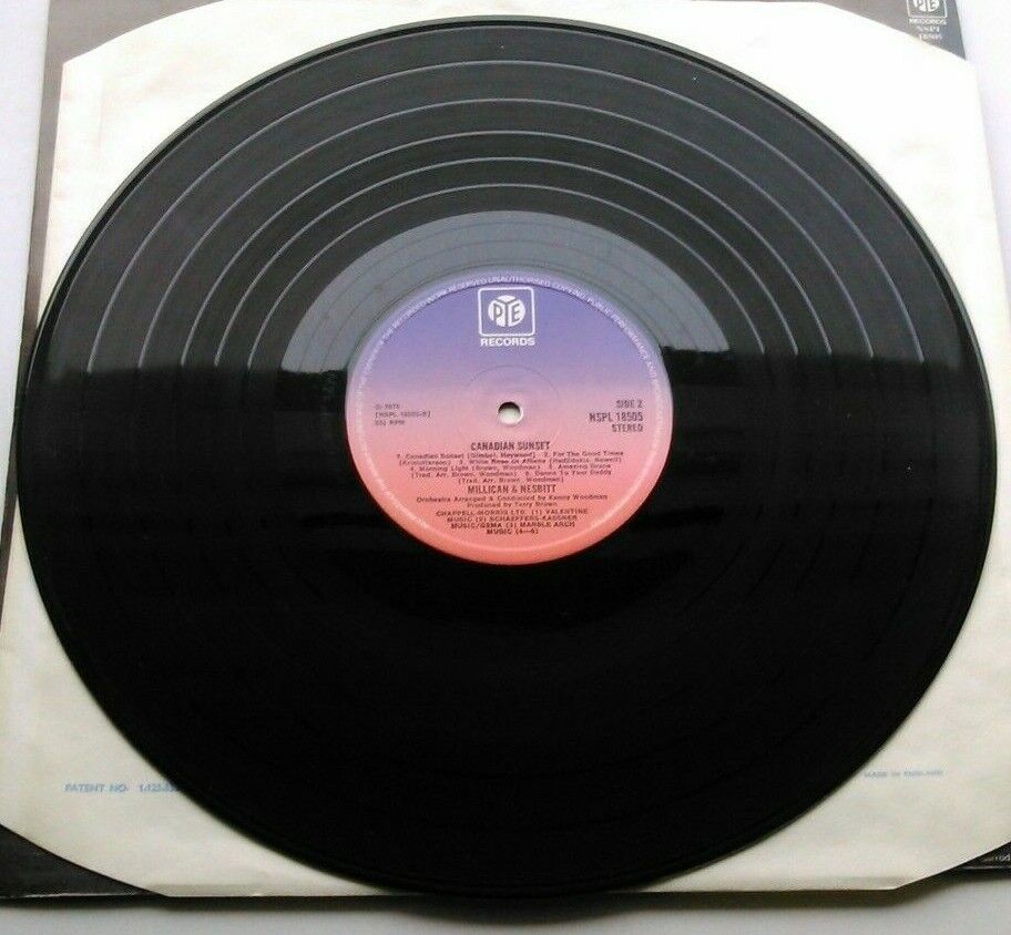 Millican & Nesbitt – Canadian Sunset (Pye, 1976) 12" vinyl LP VG/VG