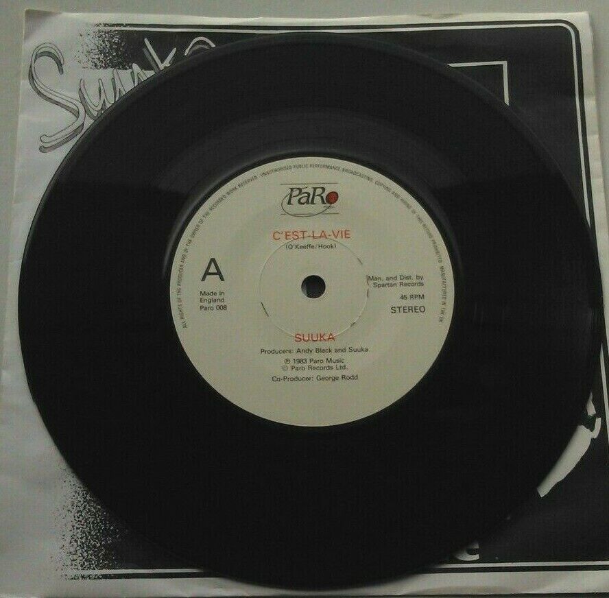 Suuka - C'est La Vie (Paro, 1983) 7" vinyl P/S single VG/VG