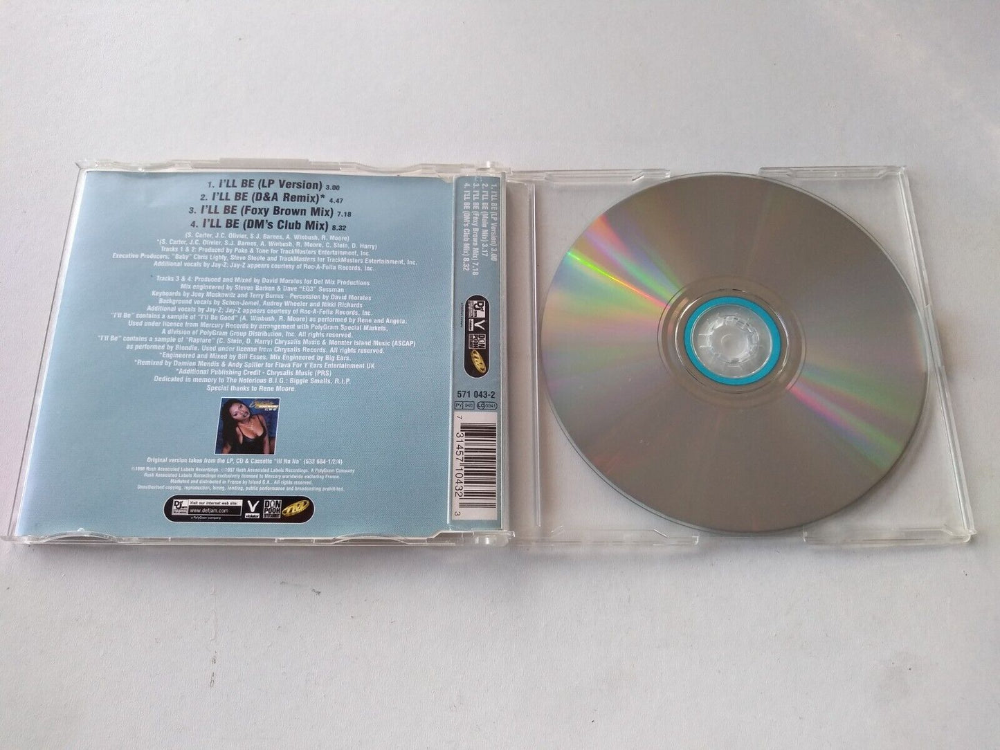 Foxy Brown – I'll Be (1997) CD single