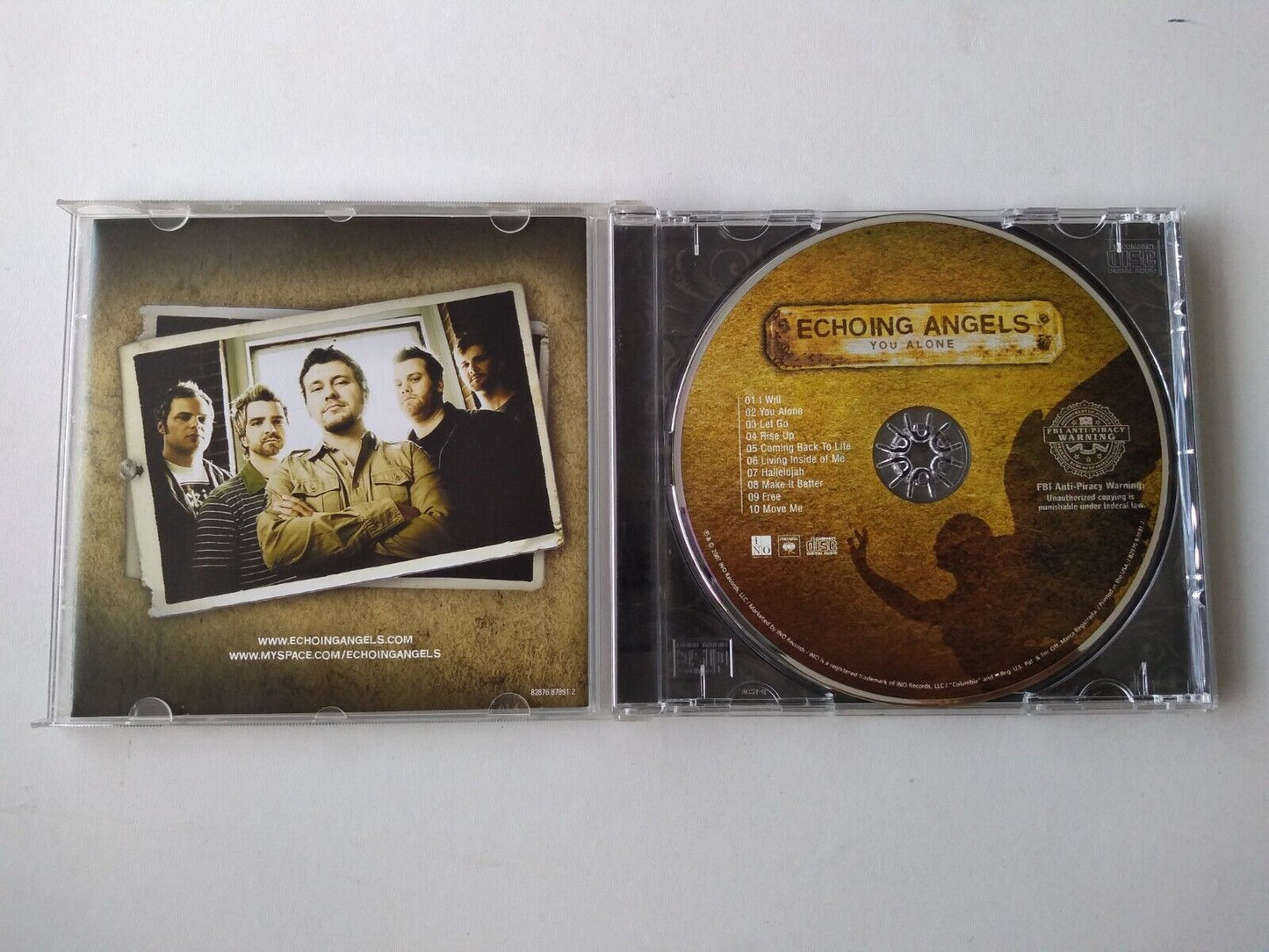 Echoing Angels – You Alone (2007) CD album US