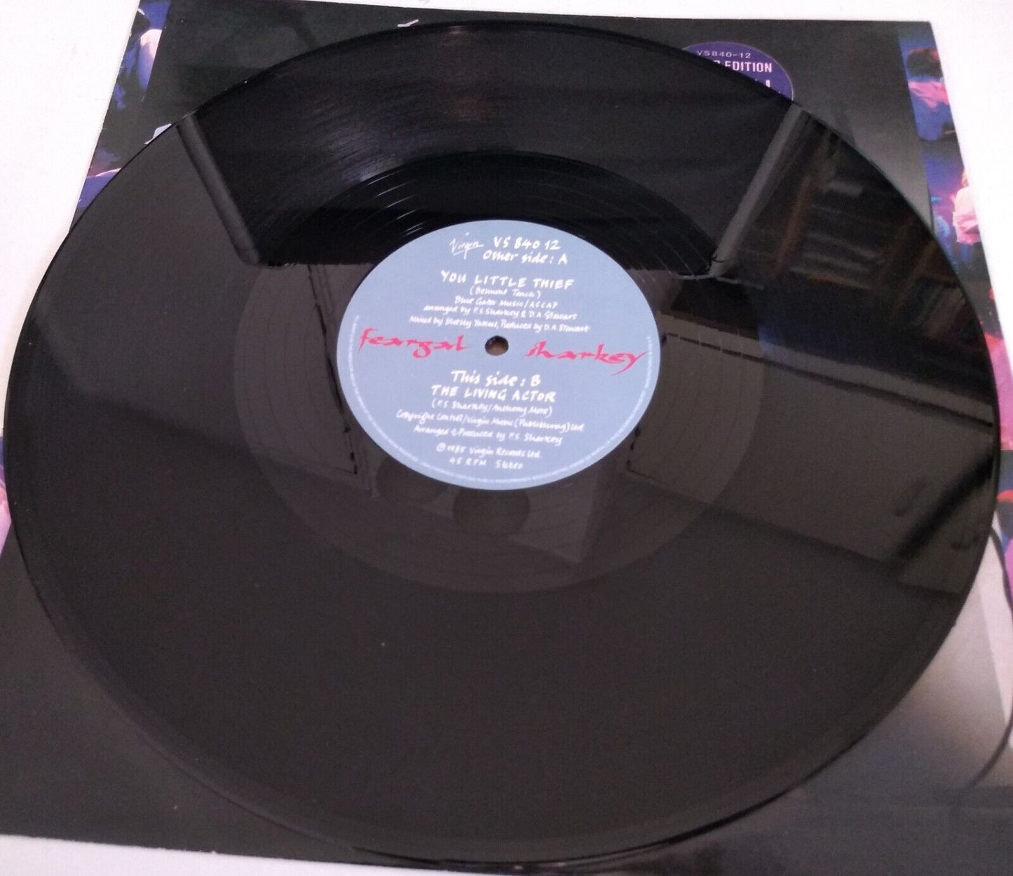 Feargal Sharkey - You Little Thief (Virgin 1985) 12" vinyl single VG/VG