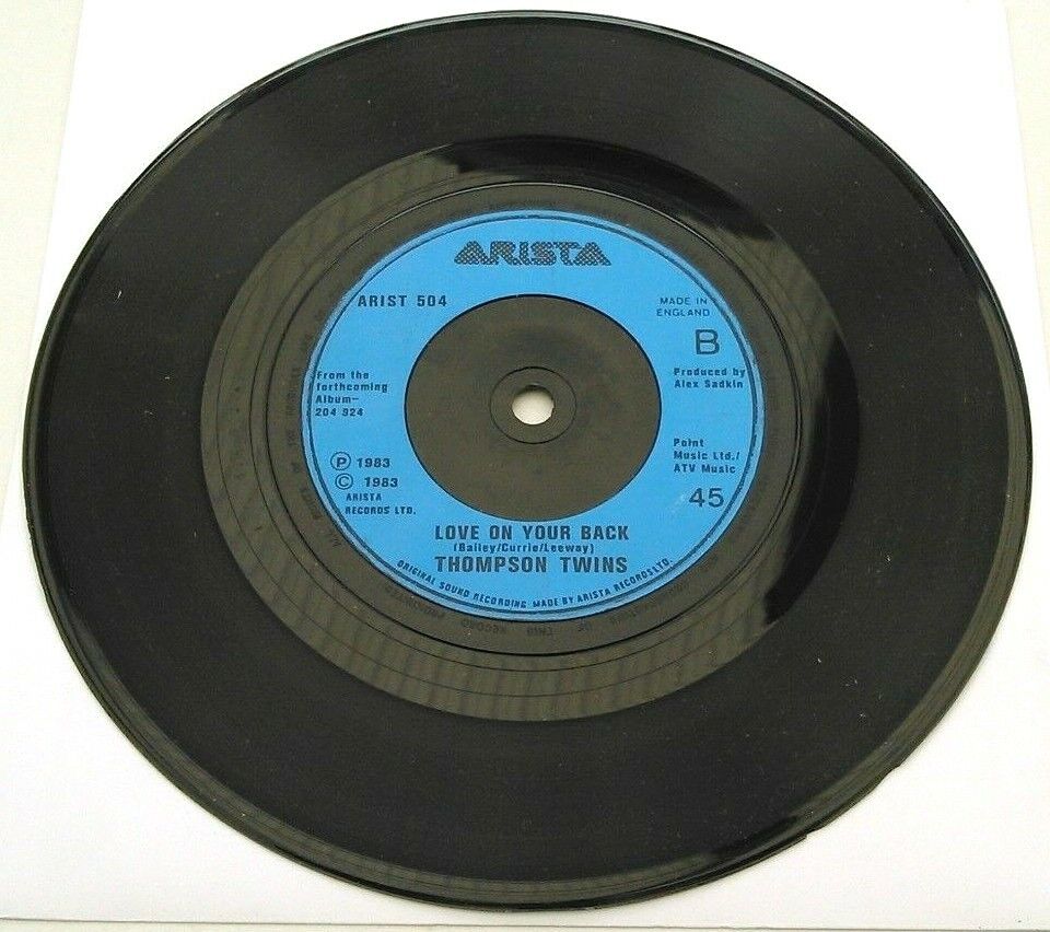 Thompson Twins - Love On Your Side (Arista, 1983) 7" vinyl P/S single VG/VG