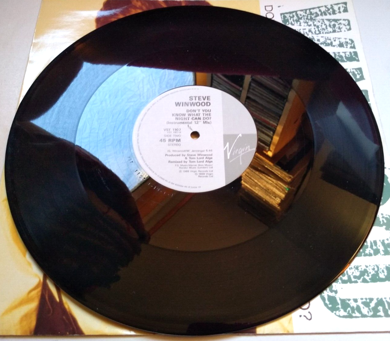 Steve Winwood - Don't You Know What The Night Can Do? 12" vinyl single VG/VG