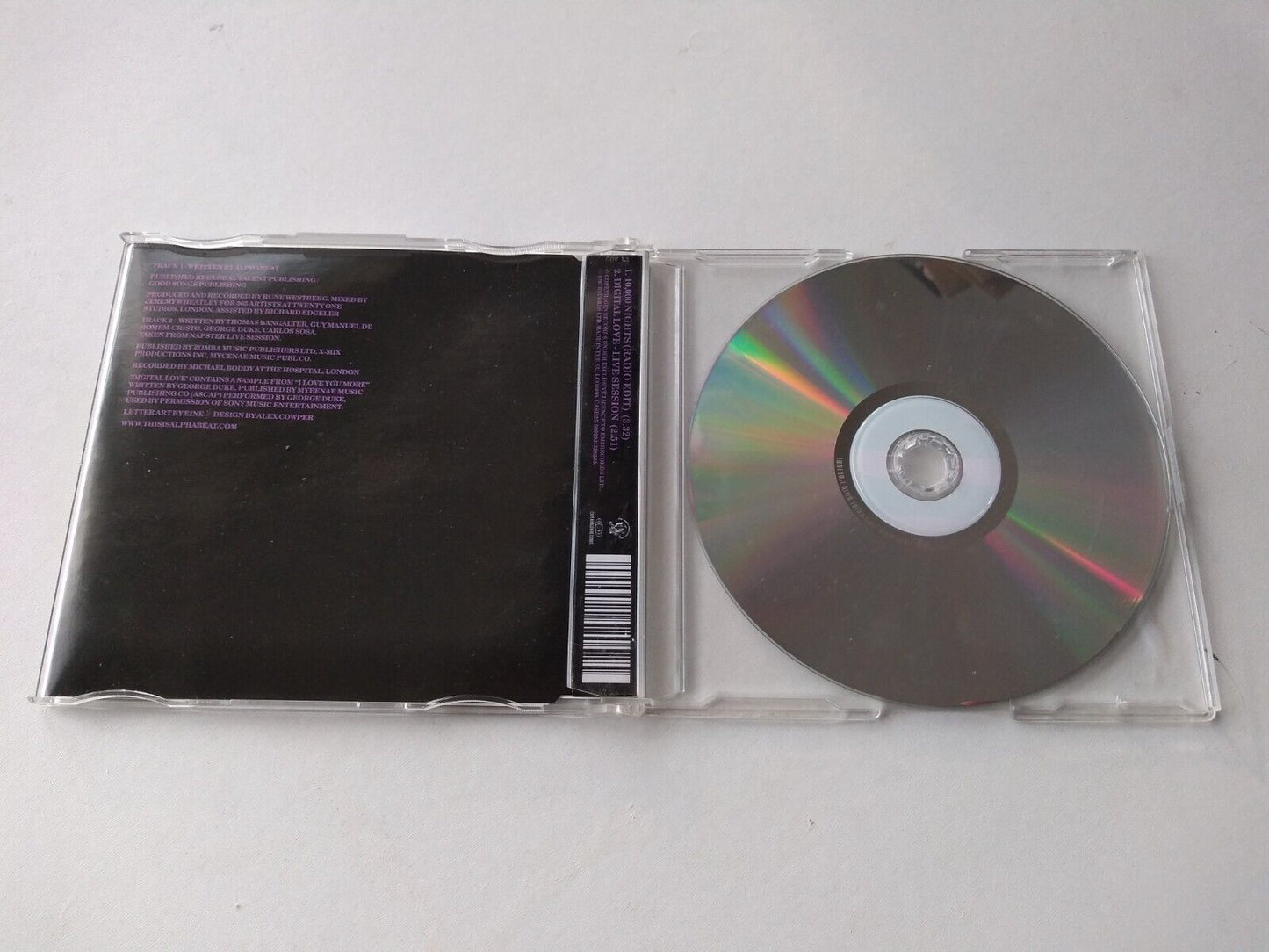 Alphabeat - 10,000 Nights (2008) CD single