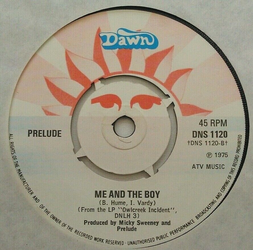 Prelude – A Love Song (Dawn, 1975) 7" vinyl single VG/-