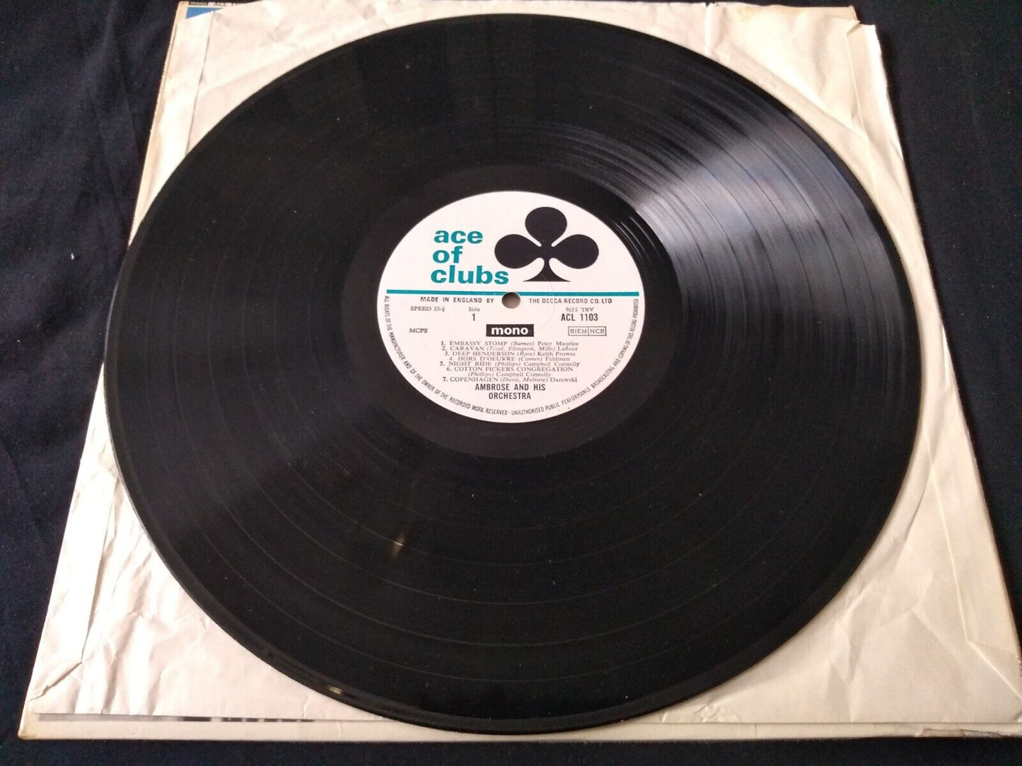 Ambrose & His Orchestra / The Lew Stone Band – London Jazz Scene The 30's LP VG