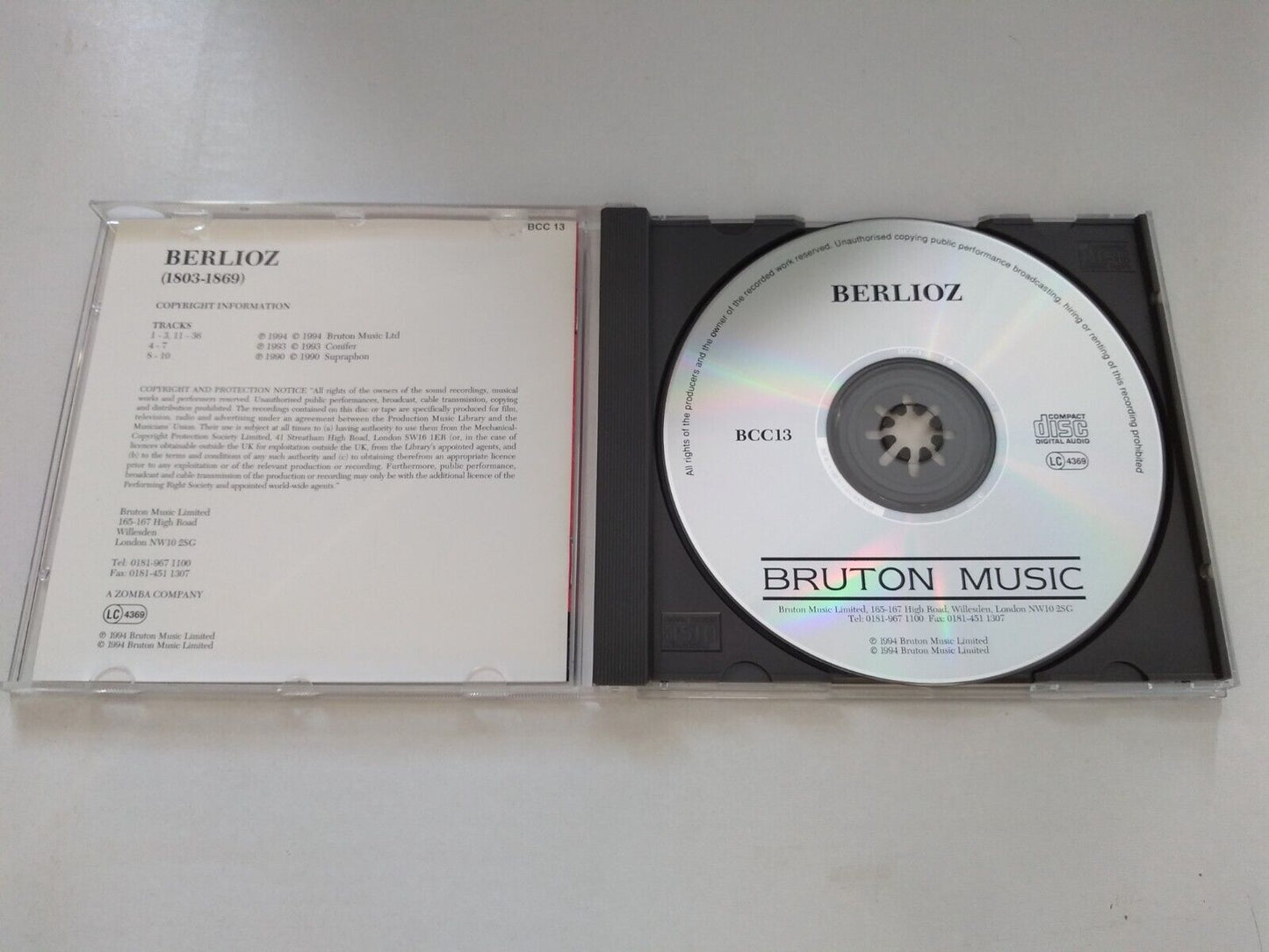 Berlioz, RPO - Symphonie Fantastique (Bruton 1994) CD album