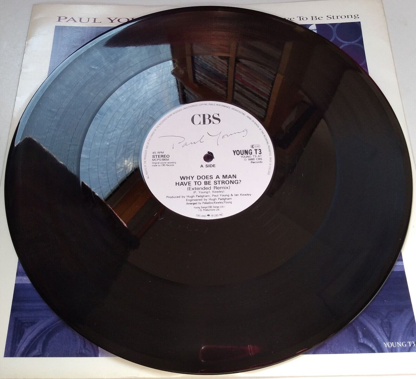 Paul Young - Why Does A Man Have To Be Strong (CBS 1987) 12" single VG/VG