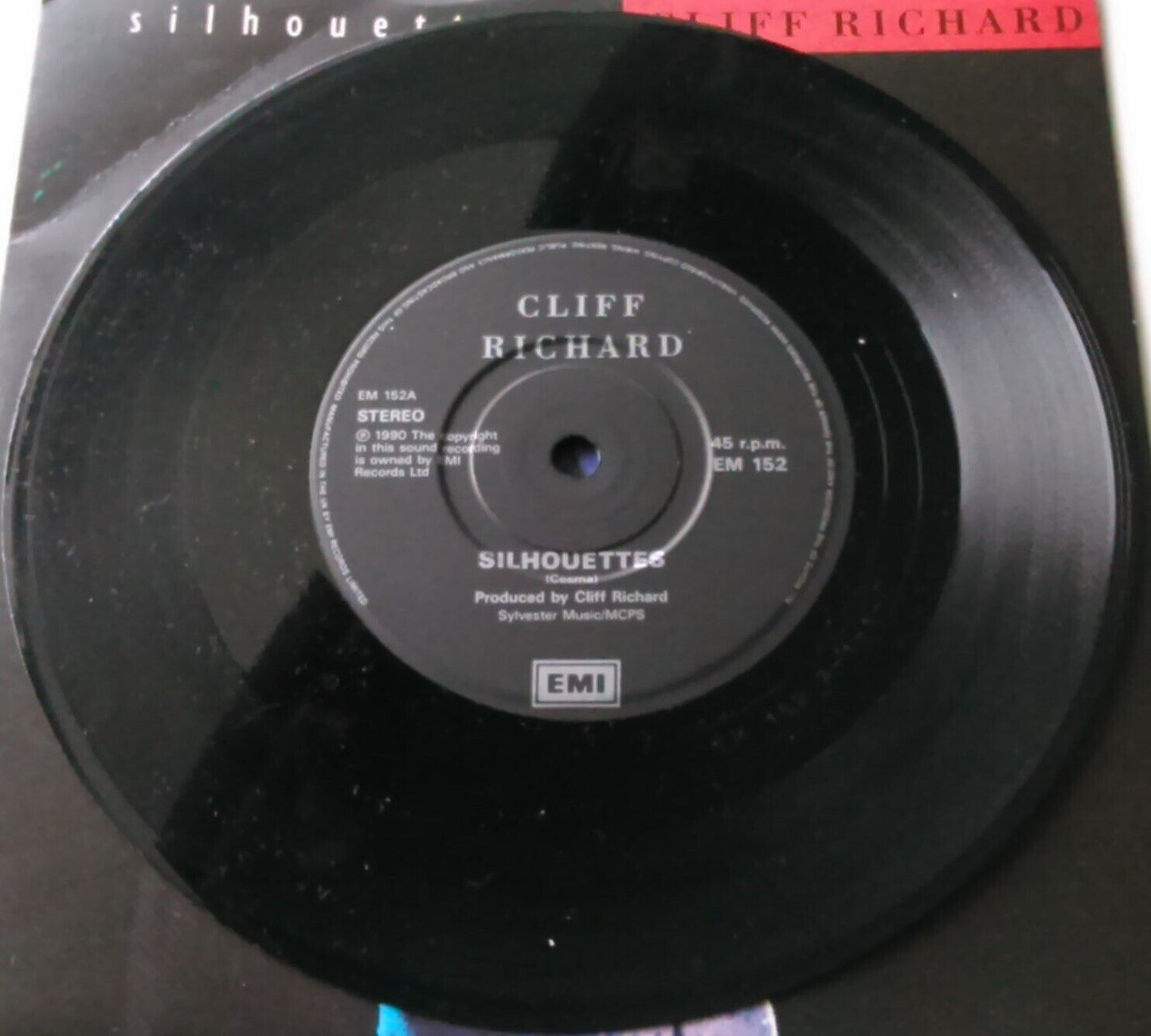 Cliff Richard – Silhouettes (EMI, 1980) 7" vinyl P/S single VG/VG