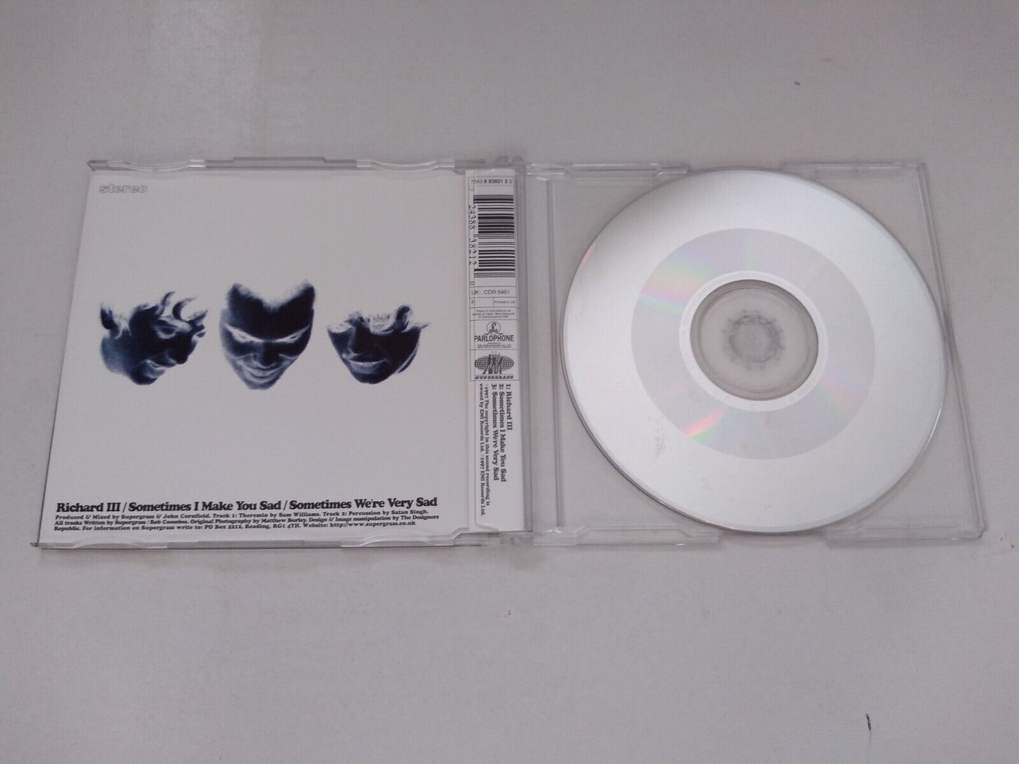 Supergrass - Richard III (1997) CD1 single