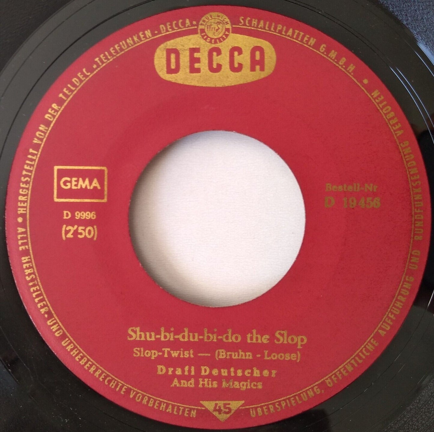 Drafi Deutscher – Teeny (Decca 1963) 7" vinyl single VG/- German import