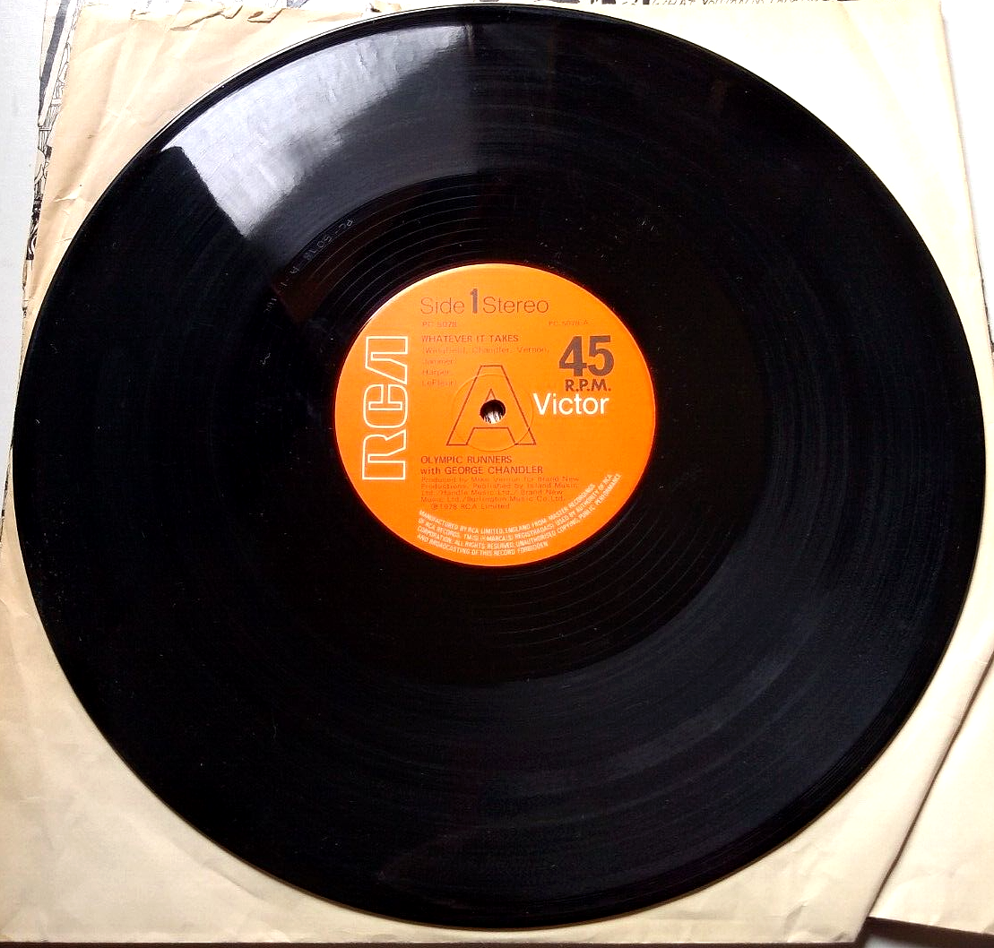 Olympic Runners With George Chandler - Whatever It Takes (RCA Victor) 12" VG/VG