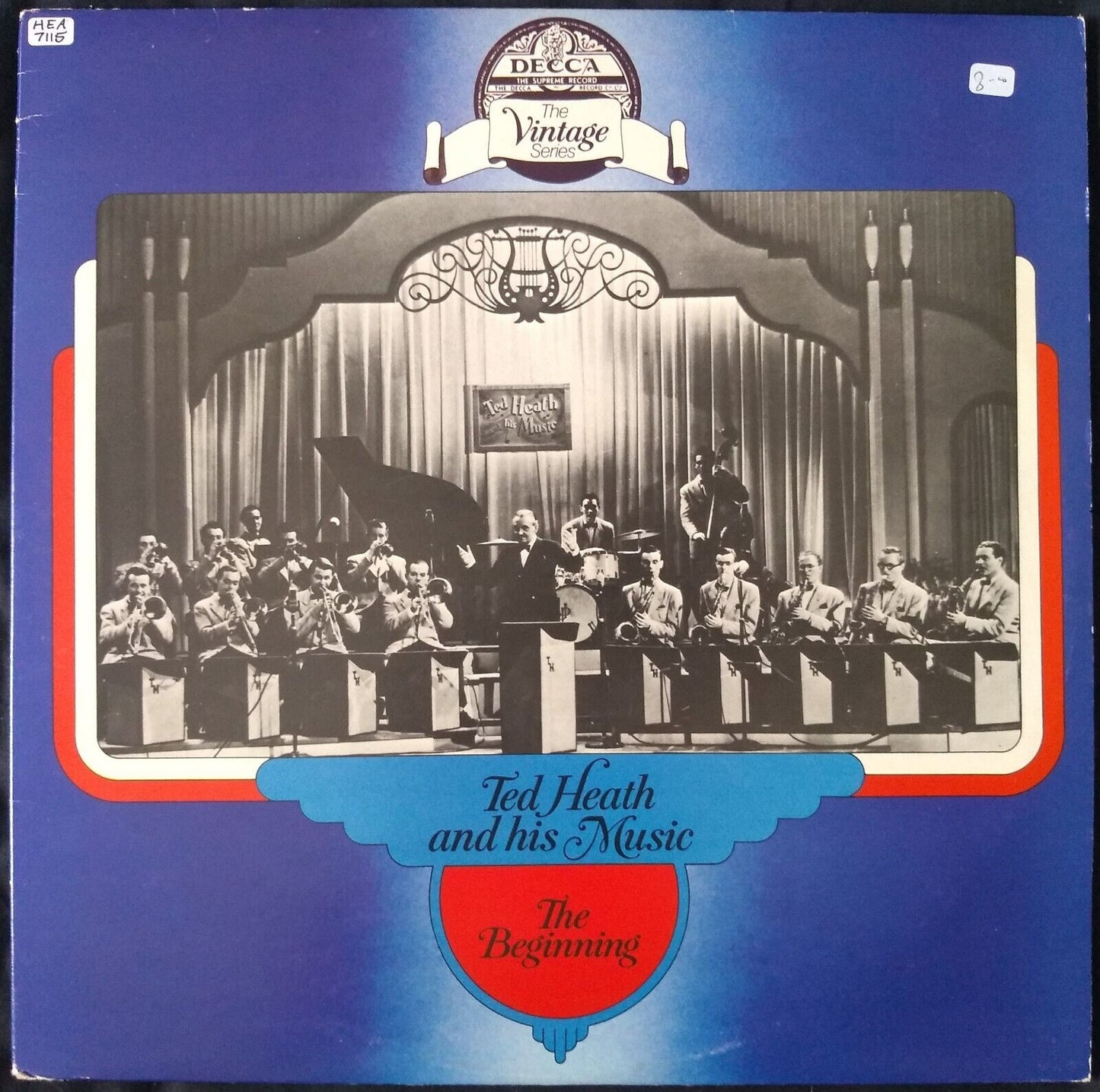 Ted Heath And His Music – The Beginning (Decca) 2x12" vinyl LP VG/VG
