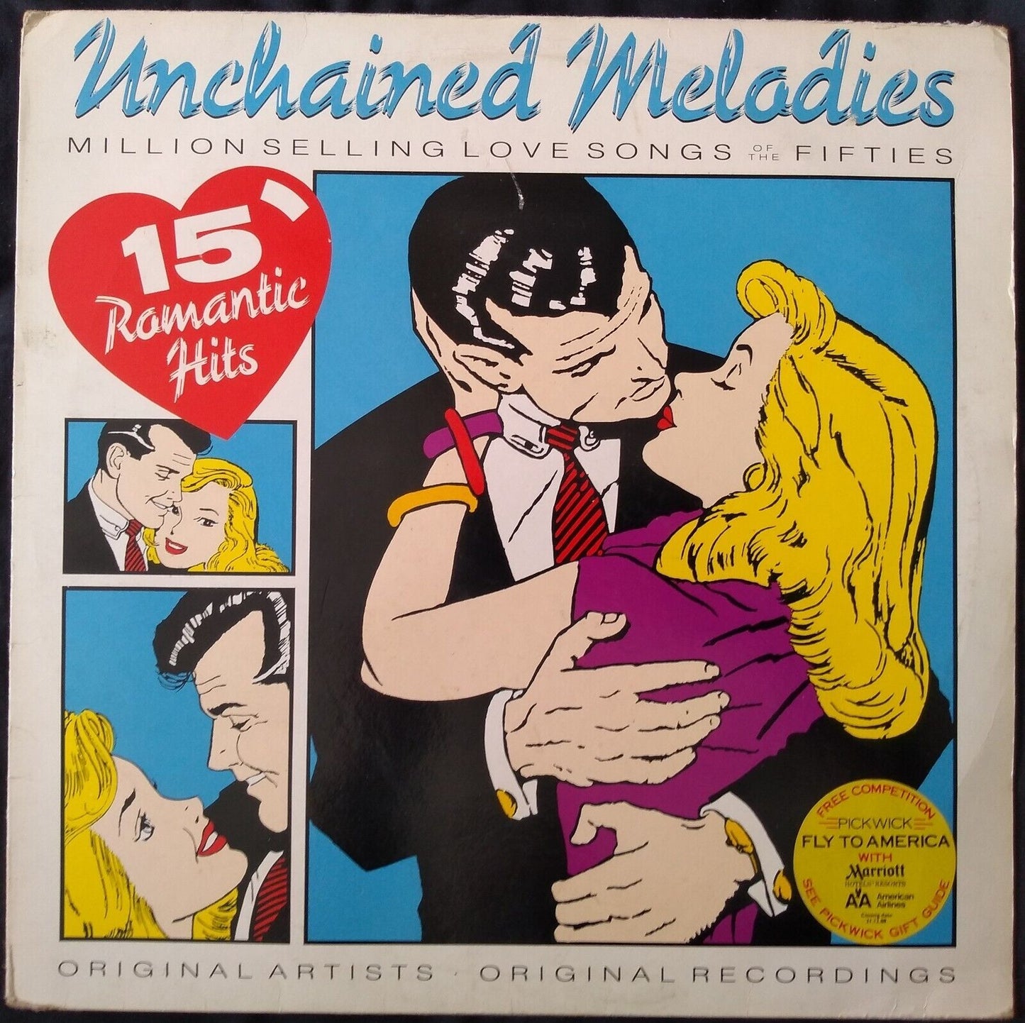 Various – Unchained Melodies: 15 Million Selling Love Songs Of The Fifties LP