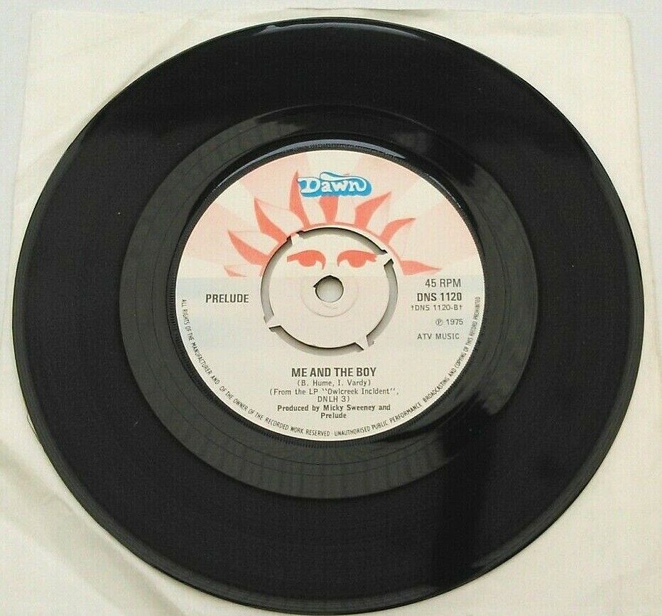 Prelude – A Love Song (Dawn, 1975) 7" vinyl single VG/-
