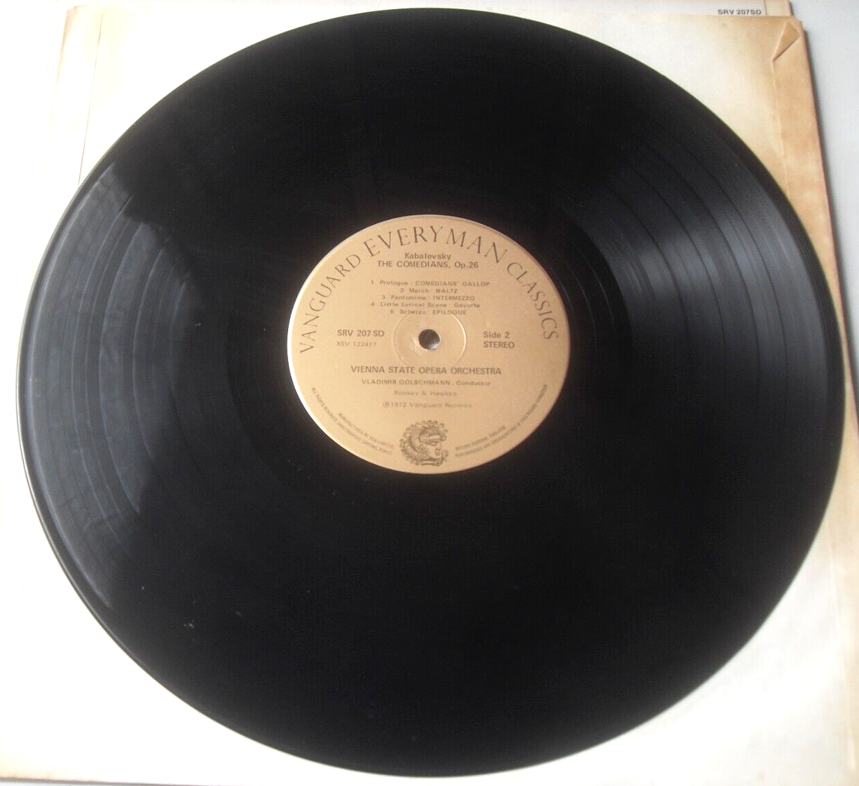 Khachaturian, Golschmann - Gayaneh Suite/Comedians (Vanguard 1972) 12" LP VG/VG