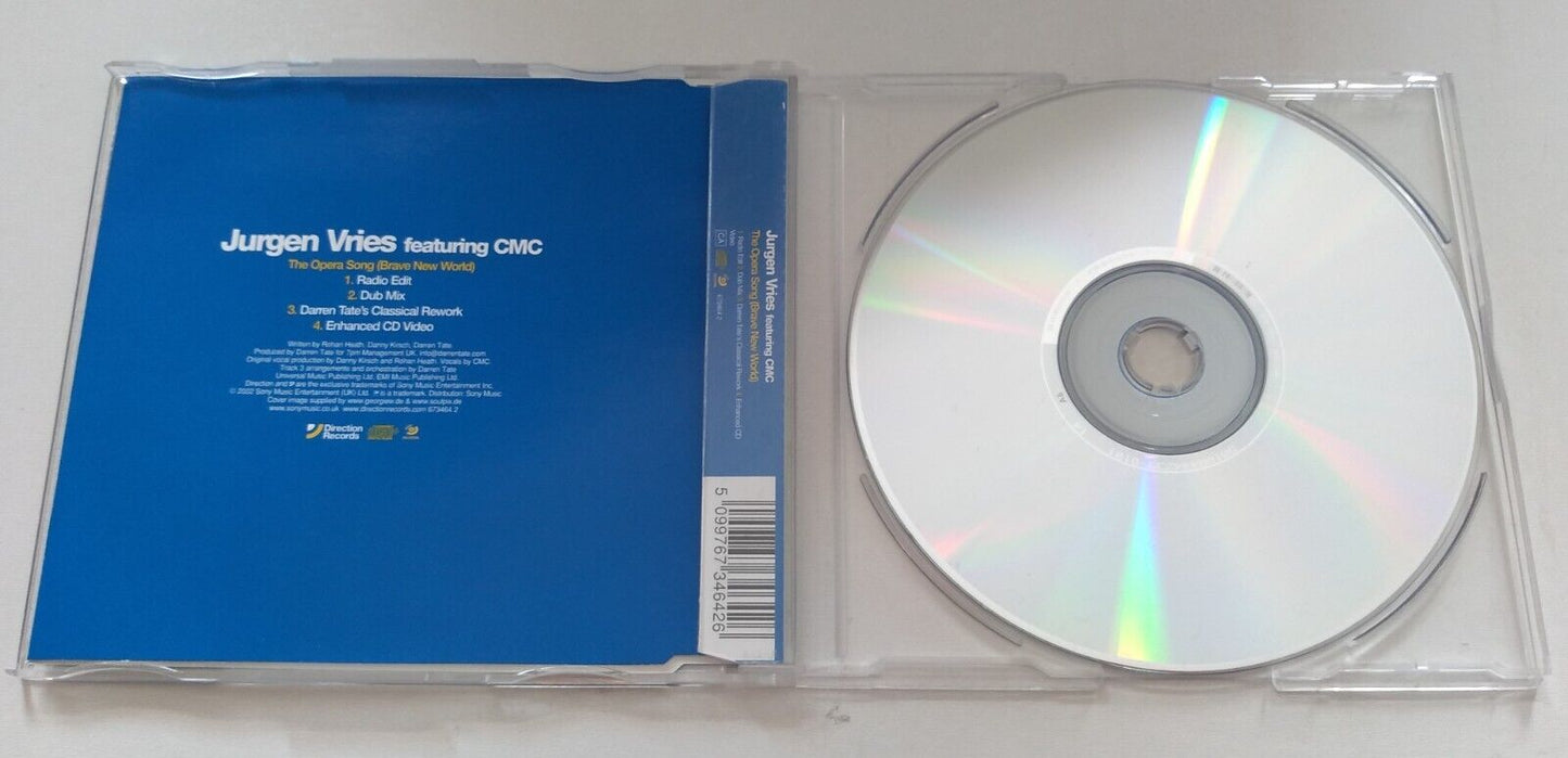 Jurgen Vries Featuring CMC – The Opera Song (Brave New World) (2003) CD single