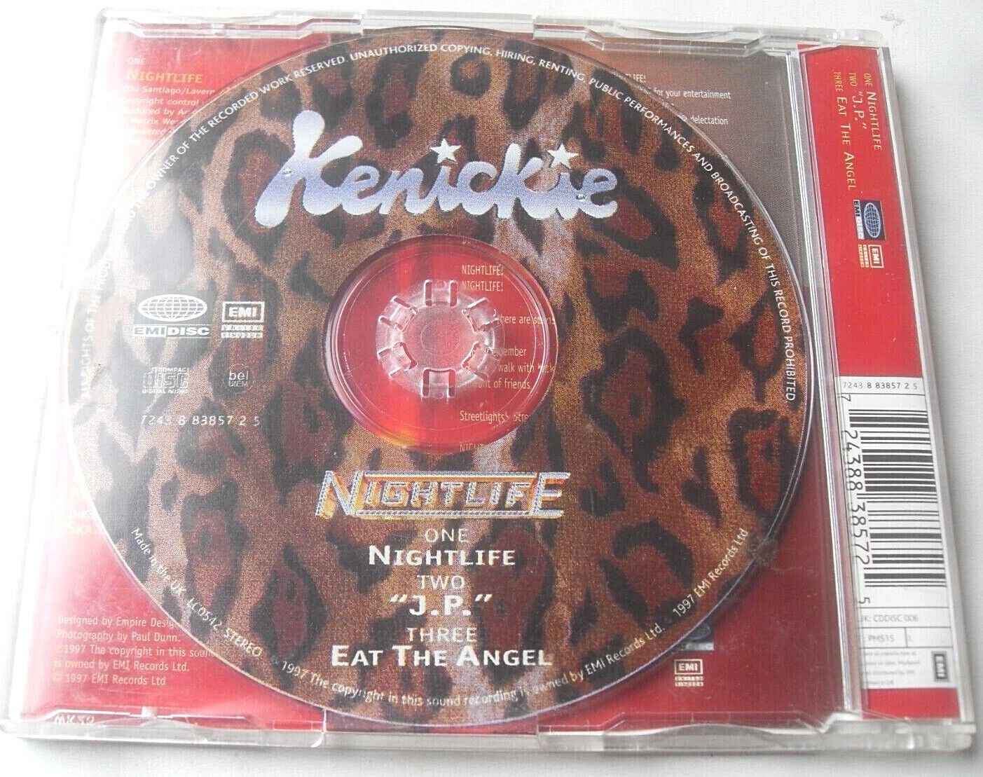 Kenickie – Nightlife (1997) CD2 single