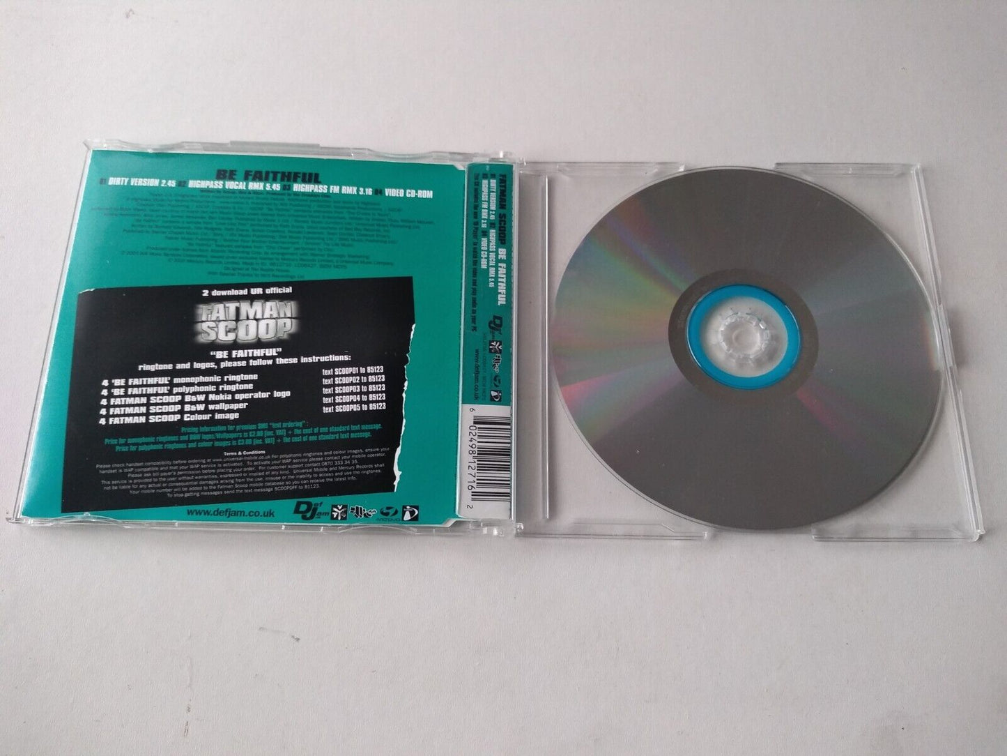 Fatman Scoop Featuring The Crooklyn Clan – Be Faithful (2003) CD single