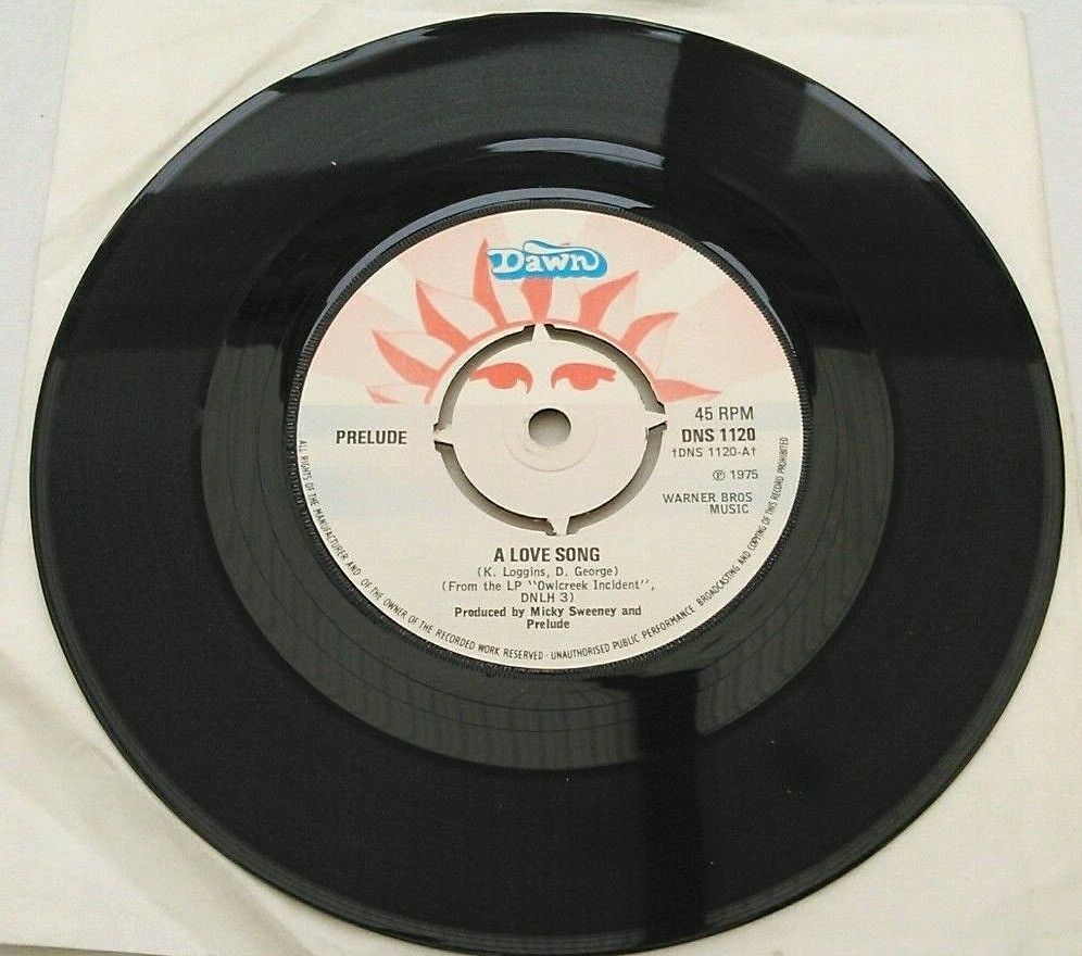 Prelude – A Love Song (Dawn, 1975) 7" vinyl single VG/-