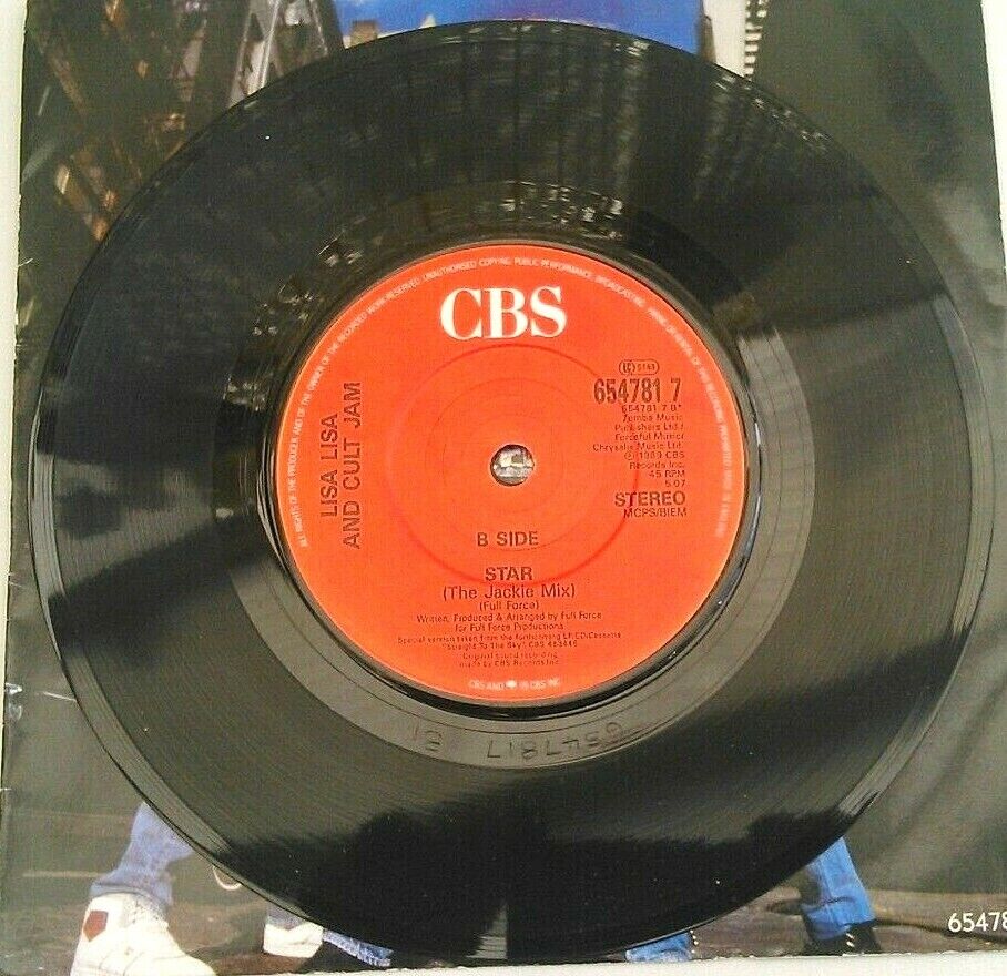 Lisa Lisa And Cult Jam - Little Jackie Wants To Be A Star 7" vinyl P/S VG/VG